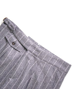 ELEVENTY - *SIDE TAB* CASHMERE/WOOL Belted Neapolitan Dress Pants- 31W