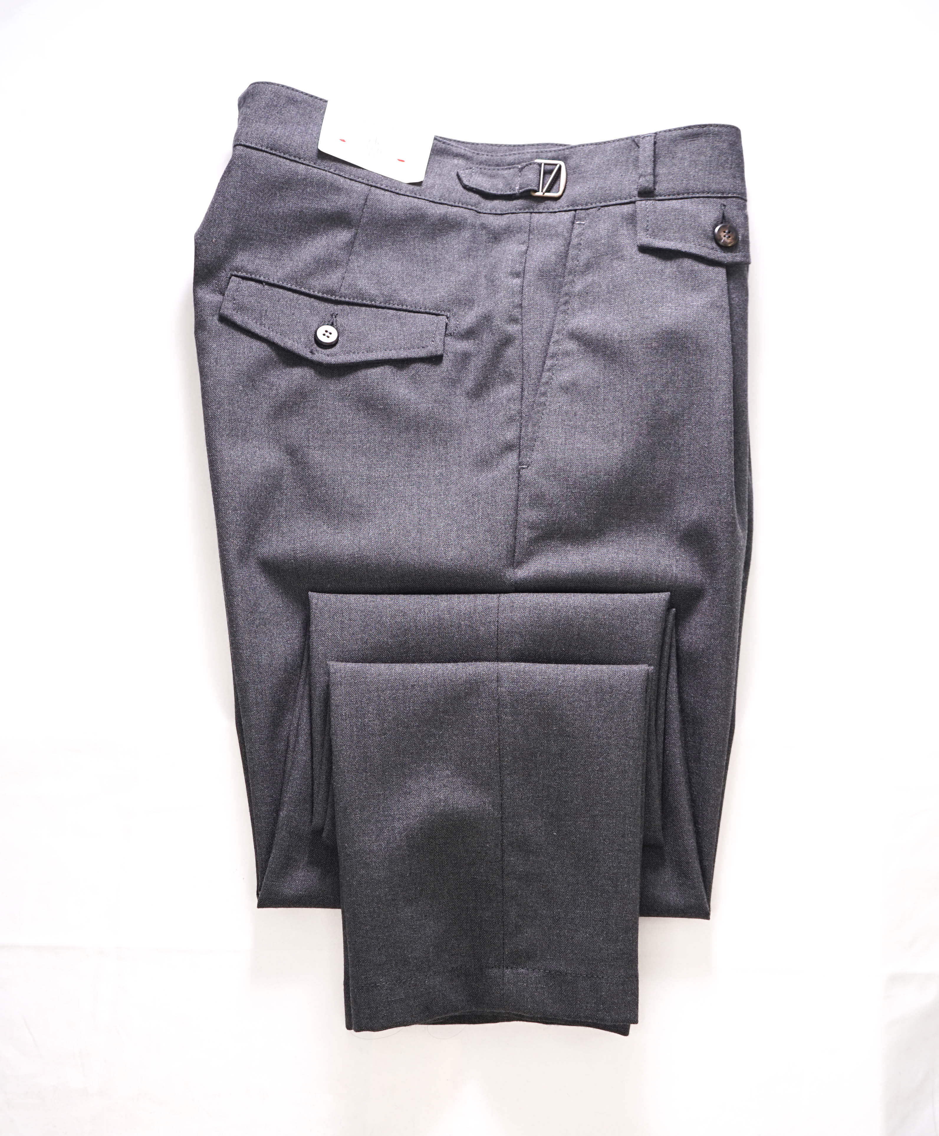 ELEVENTY - *SIDE TAB* WOOL Belted Neapolitan Dress Pants- 31W