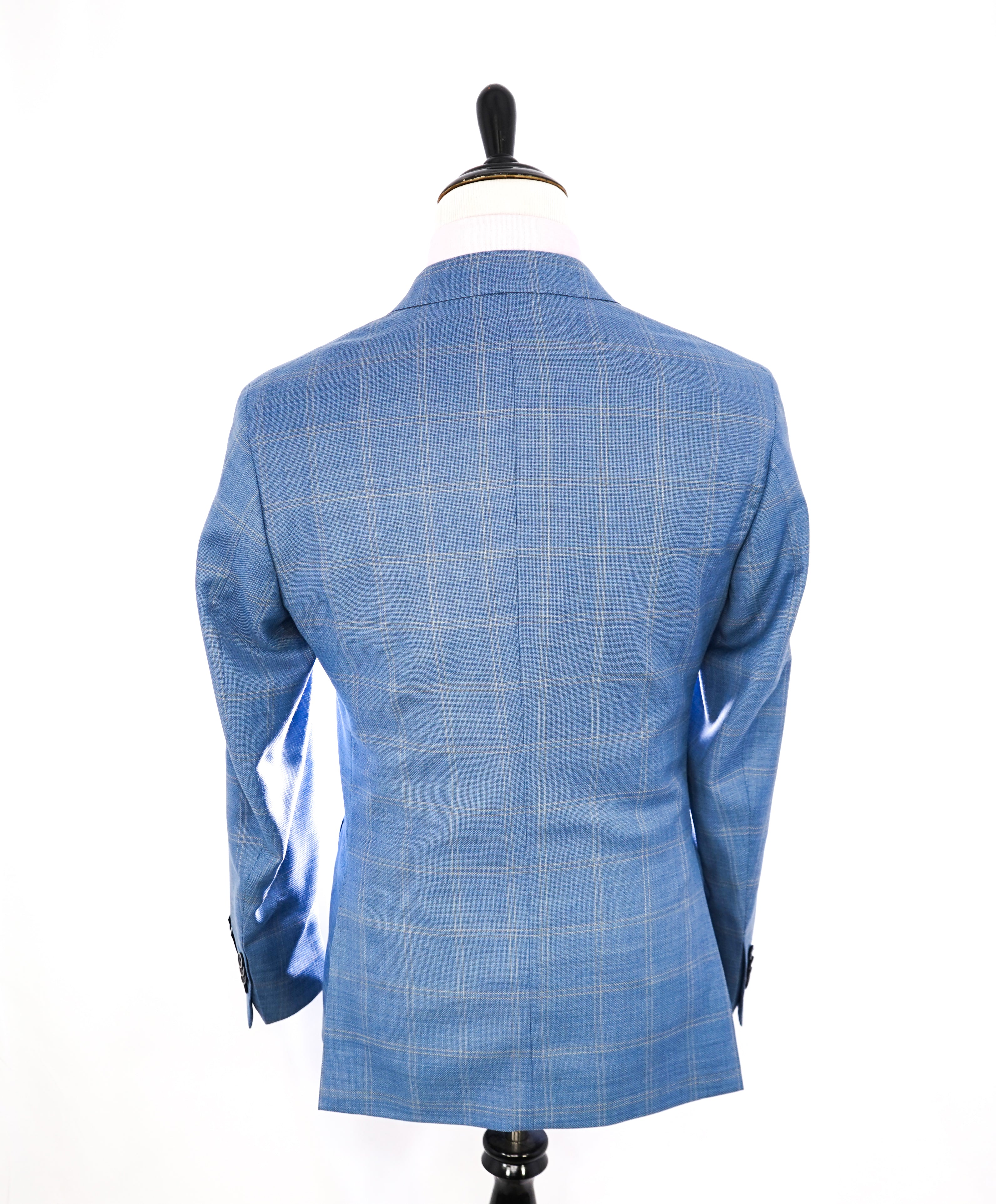 ERMENEGILDO ZEGNA Cloth - By SAKS FIFTH AVENUE "SILK Blend" Blue Blazer - 42R