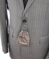 ERMENEGILDO ZEGNA - "15 MILMIL 15" Blue Rope Stripe Gray Suit - 40R