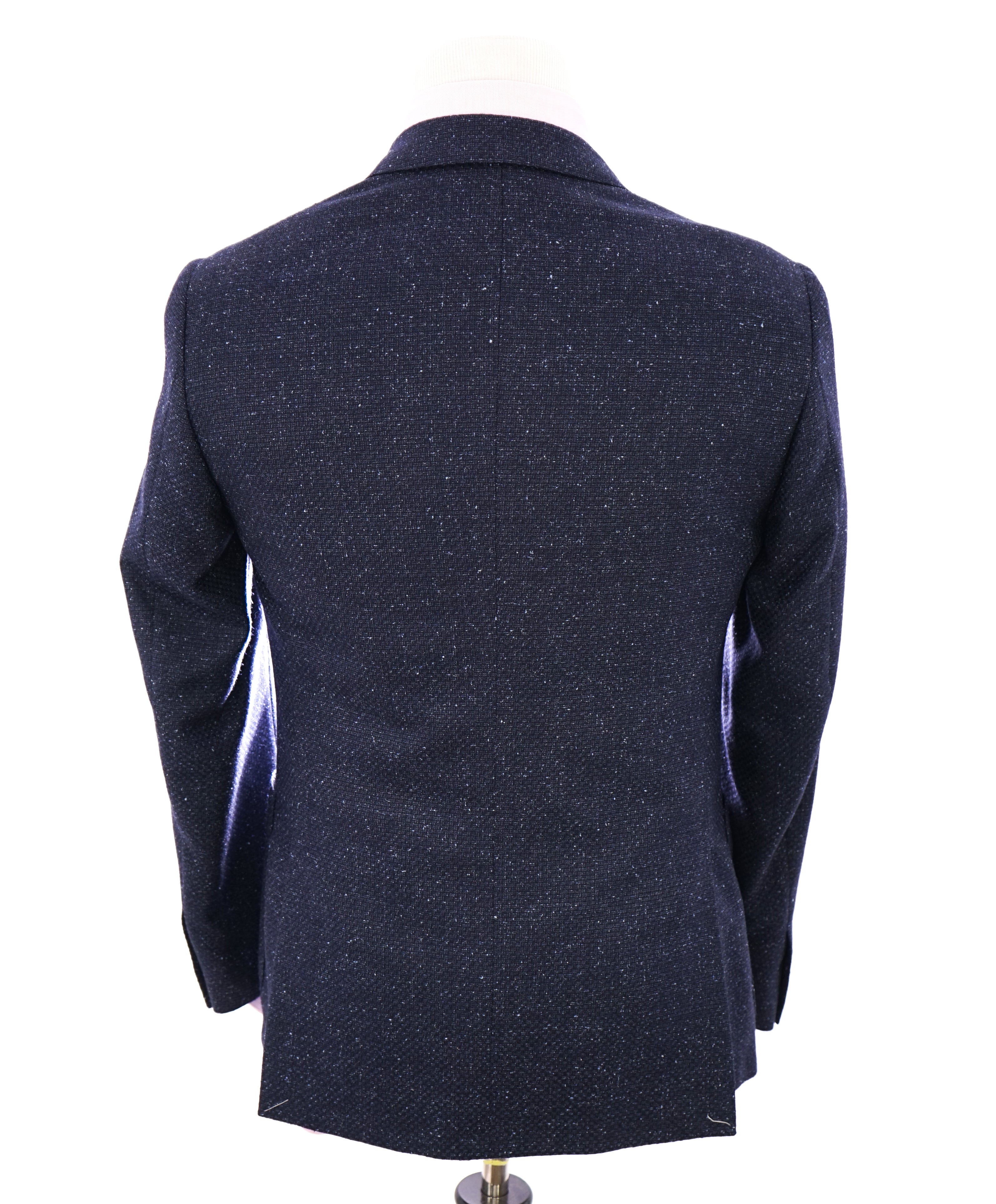 CORNELIANI - Wool Silk Blend *Patch Pocket* Blue Fleck Blazer - 38R