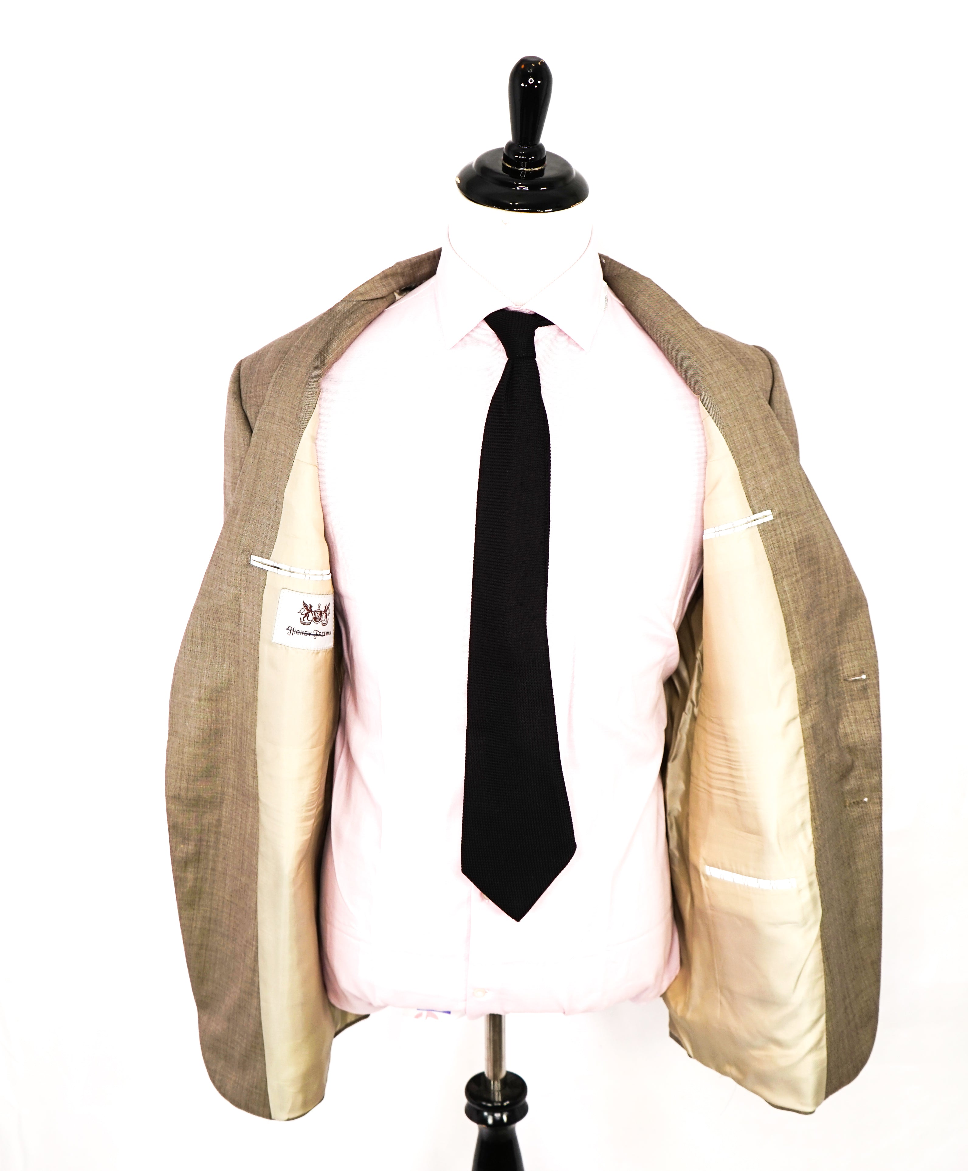 HICKEY FREEMAN - Sand Beige "Milburn ii" Notch Lapel Suit - 46L