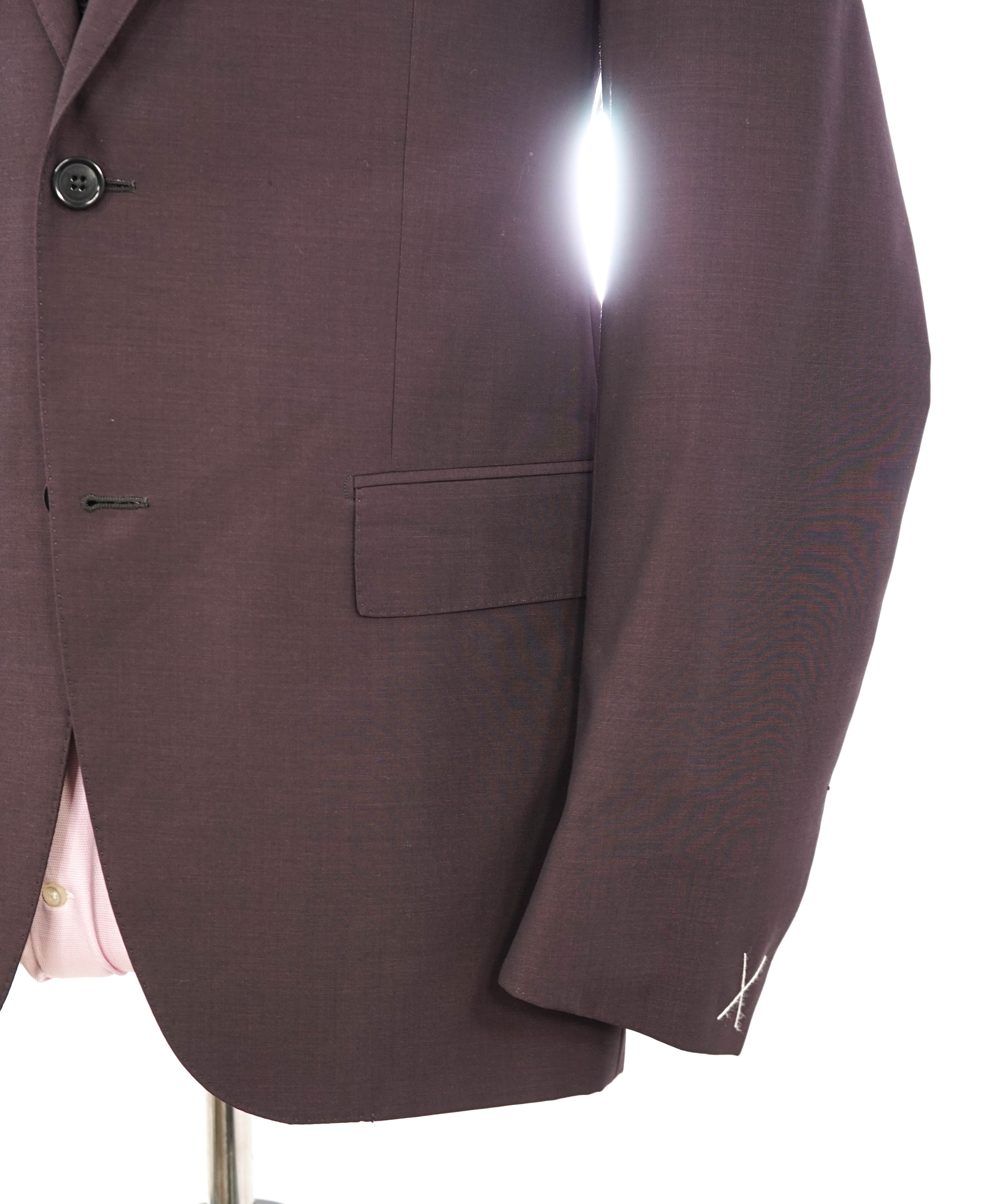 ERMENEGILDO ZEGNA -“LEGGERISSIMO" Premium SILK BURGUNDY Red Suit - 40R