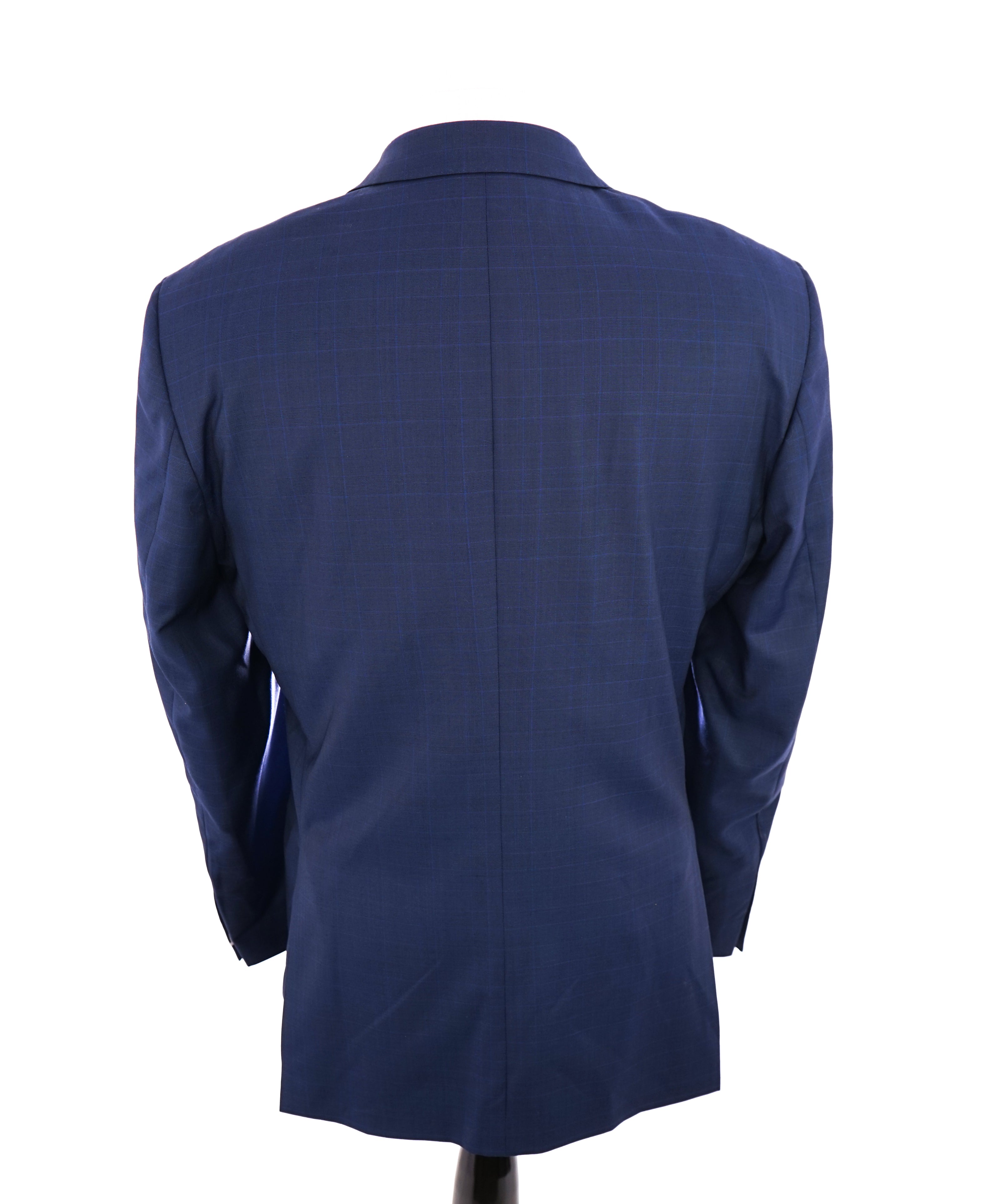 ERMENEGILDO ZEGNA - By SAKS FIFTH AVENUE "Traveller" Blue Plaid Suit - 46L