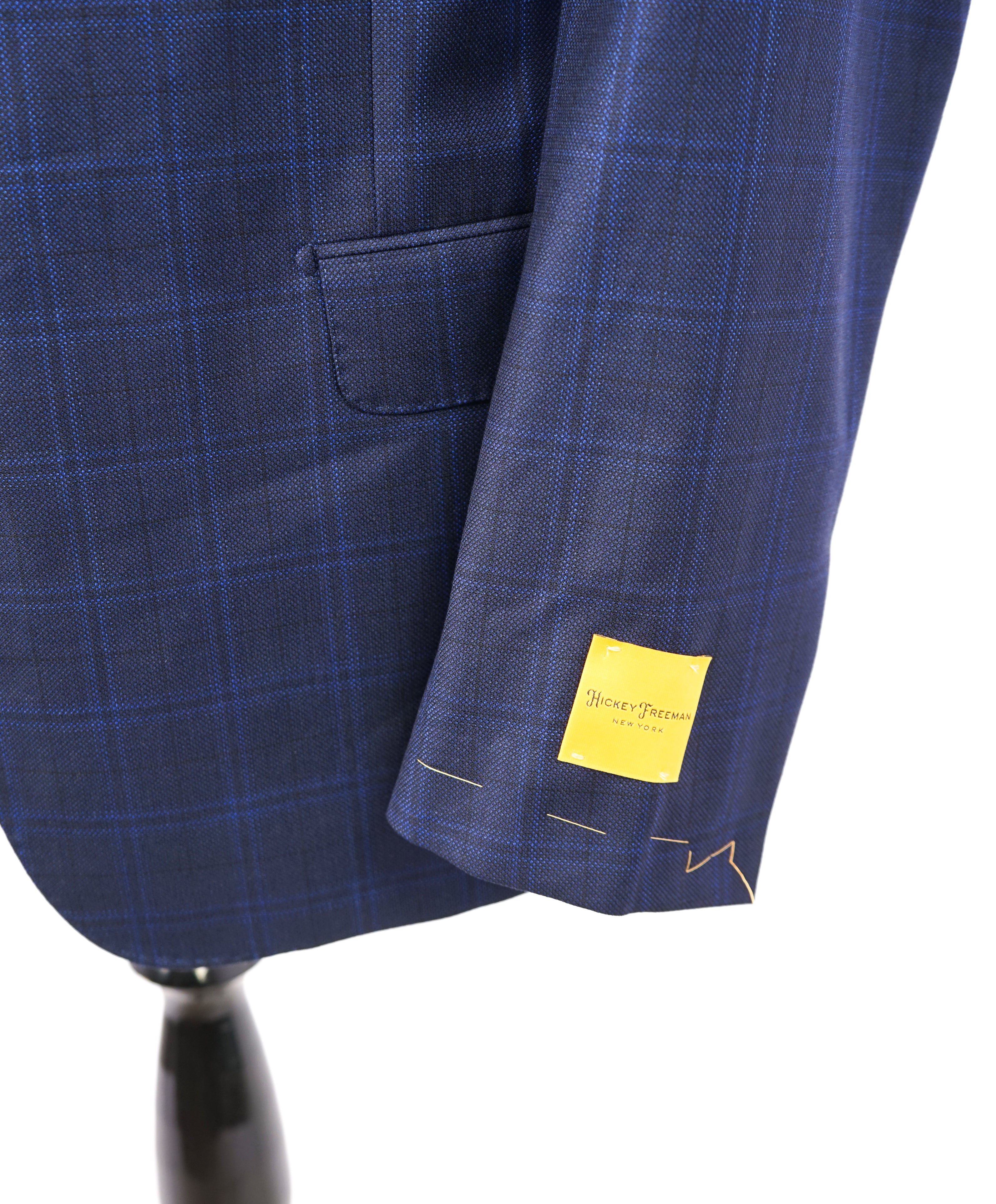 HICKEY FREEMAN - LORO PIANA Royal Weave Tasmanian Super 150's Blue Suit - 44R