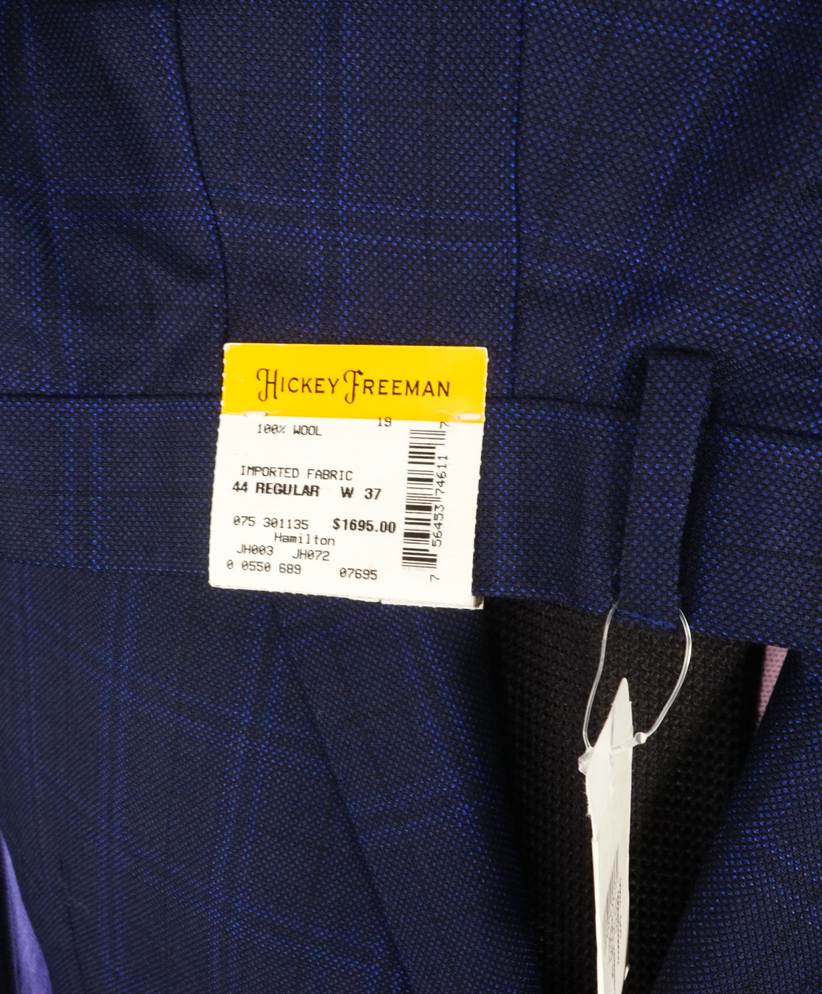 HICKEY FREEMAN - LORO PIANA Royal Weave Tasmanian Super 150's Blue Suit - 44R