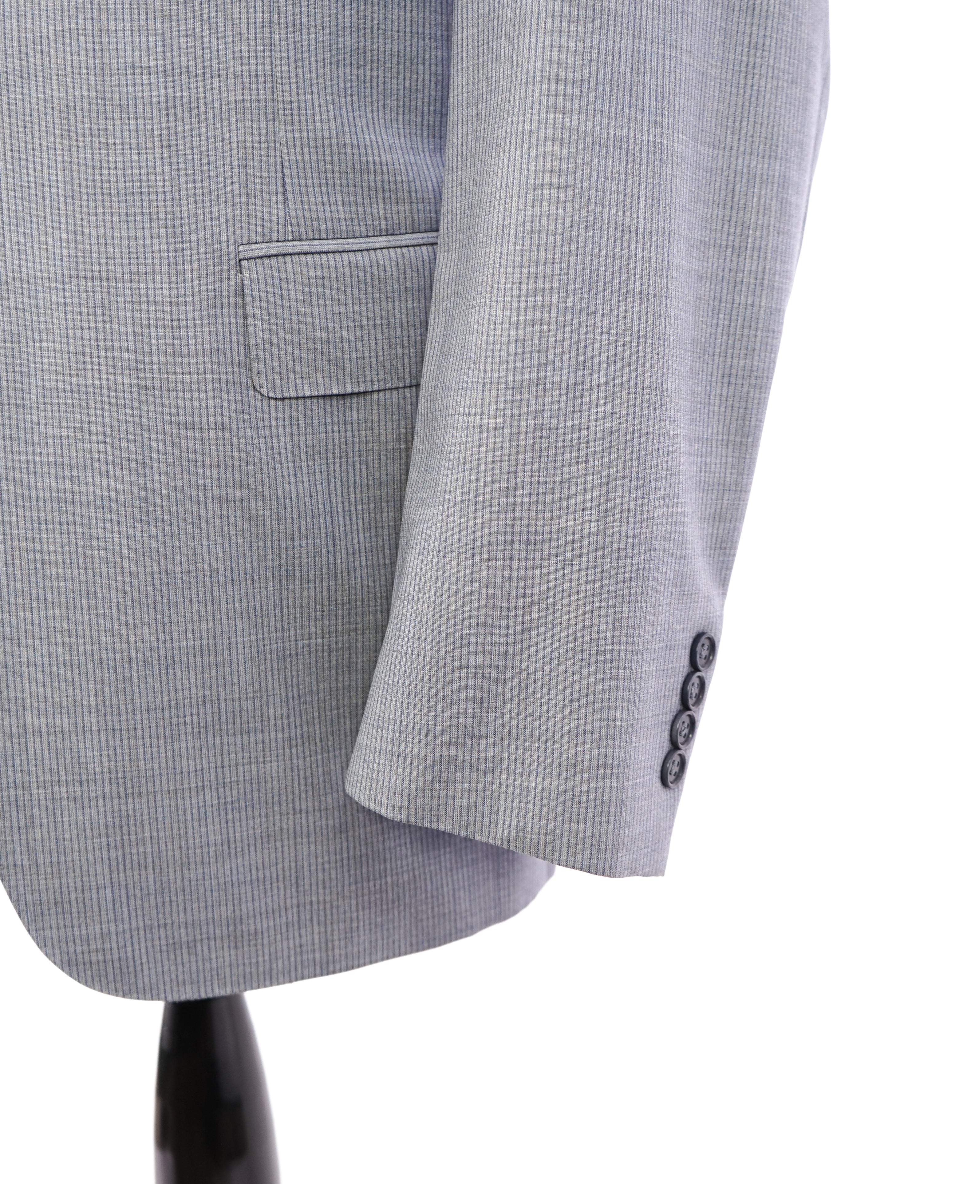 $2,195 CANALI - Exclusive For SFA PASTEL BLUE Tonal Stripe Suit - 48L