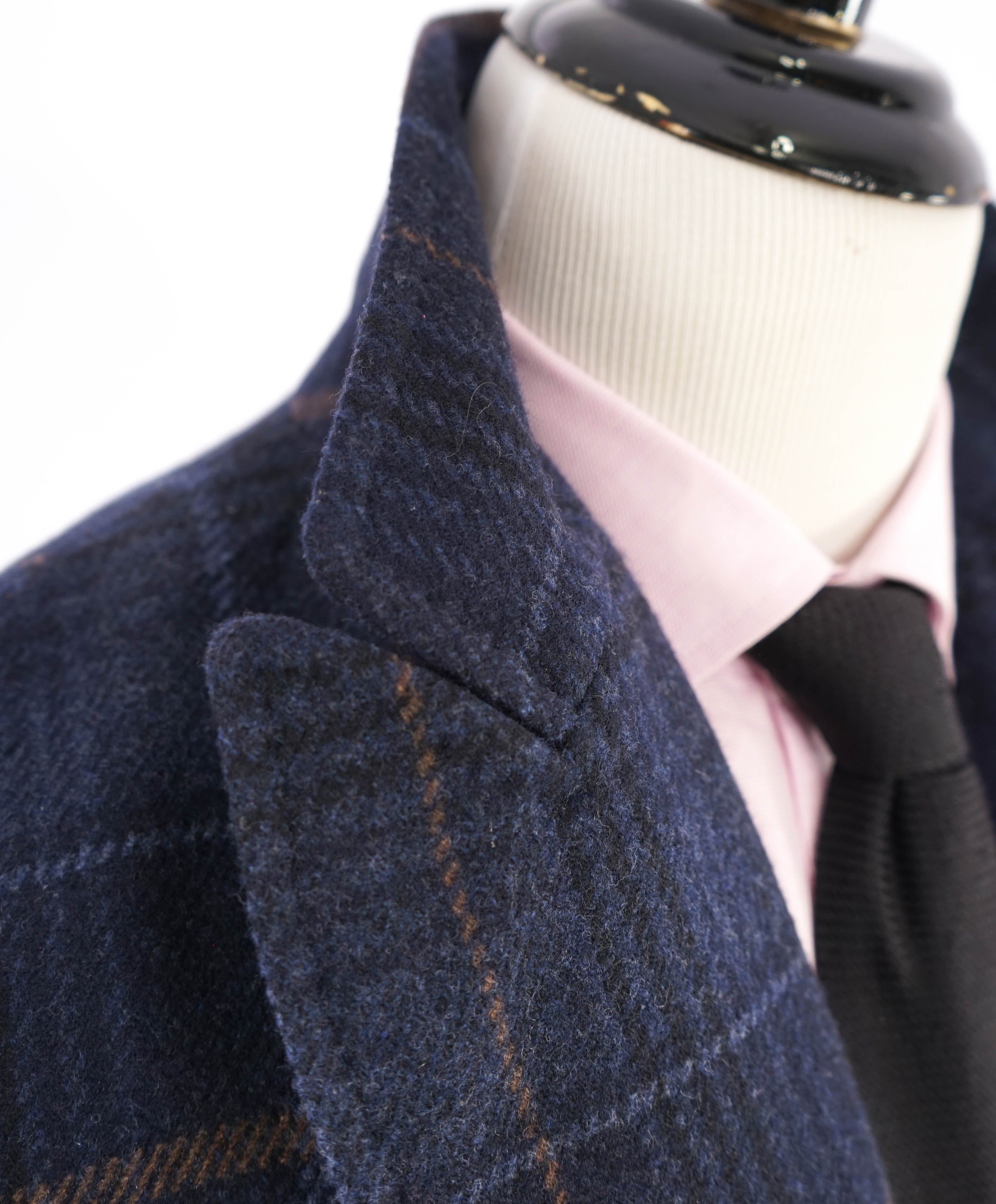 $2,000 ELEVENTY - Double-Breasted Blue CASHMERE Wool Coat - 42 US (52EU)