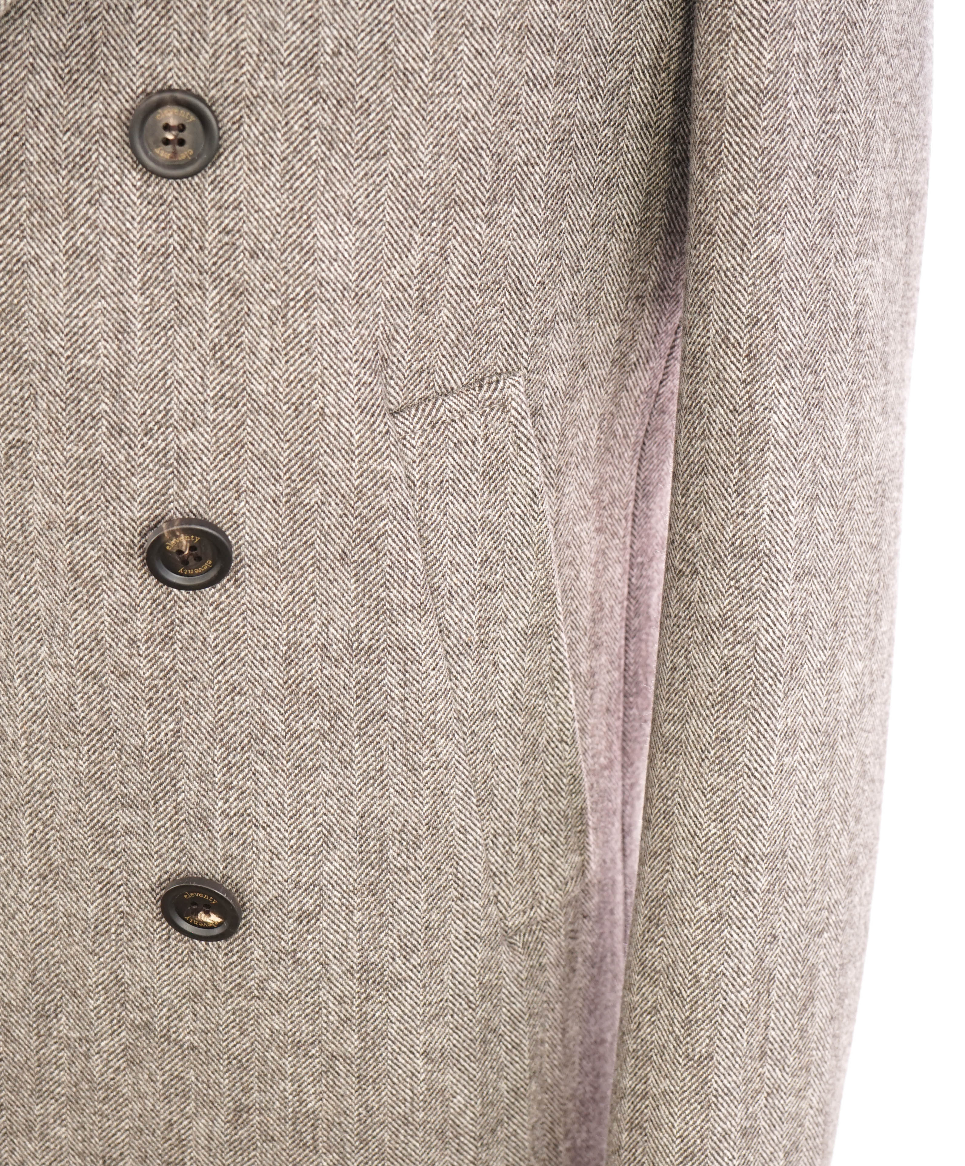 $2,295 ERMENEGILDO ZEGNA "TROFEO" - For ELEVENTY Cashmere Coat - 42R