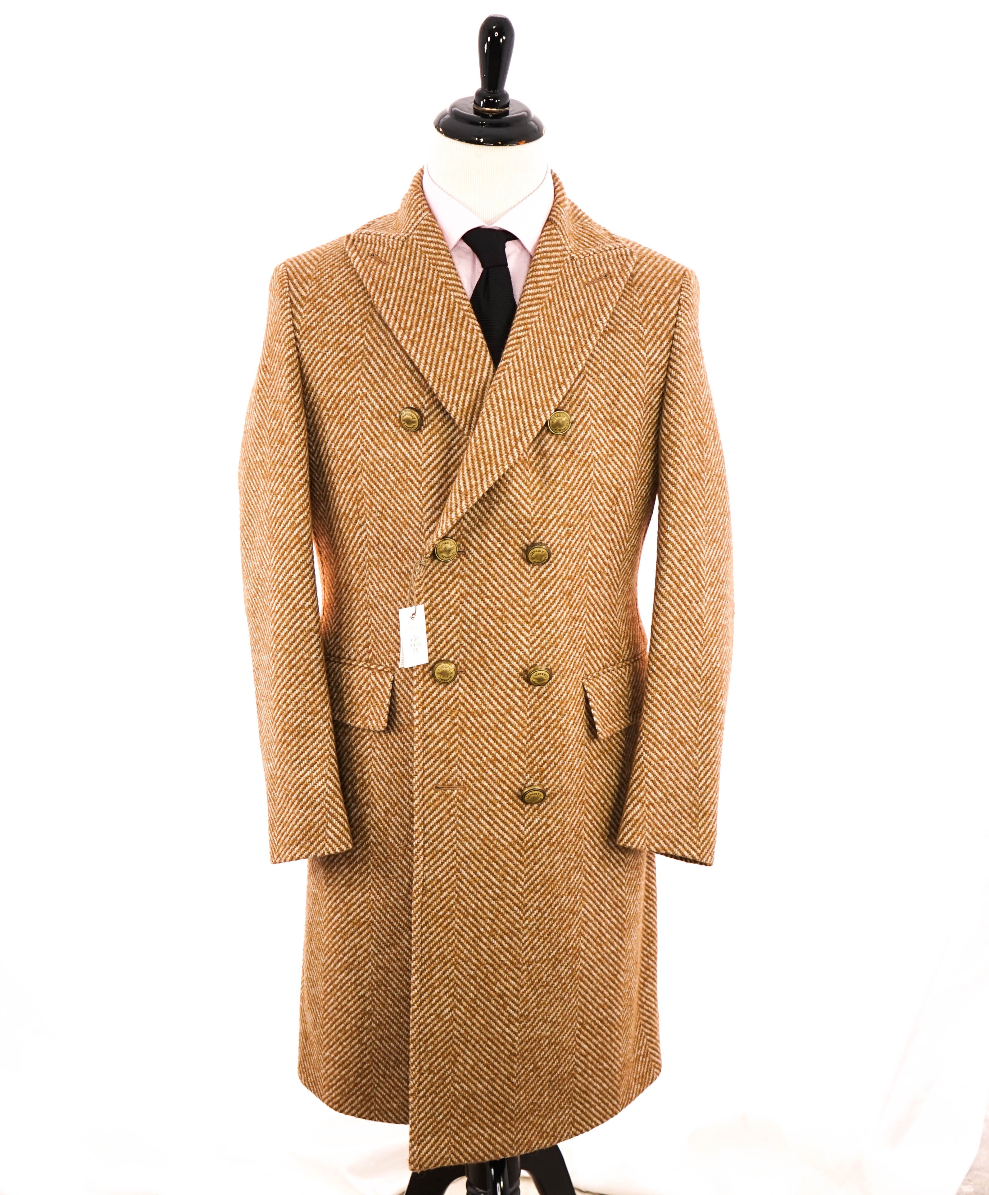 $3,000 ELEVENTY - By LORO PIANA "SURI ALPACA" Peak Lapel Coat - 40R (50 EU)