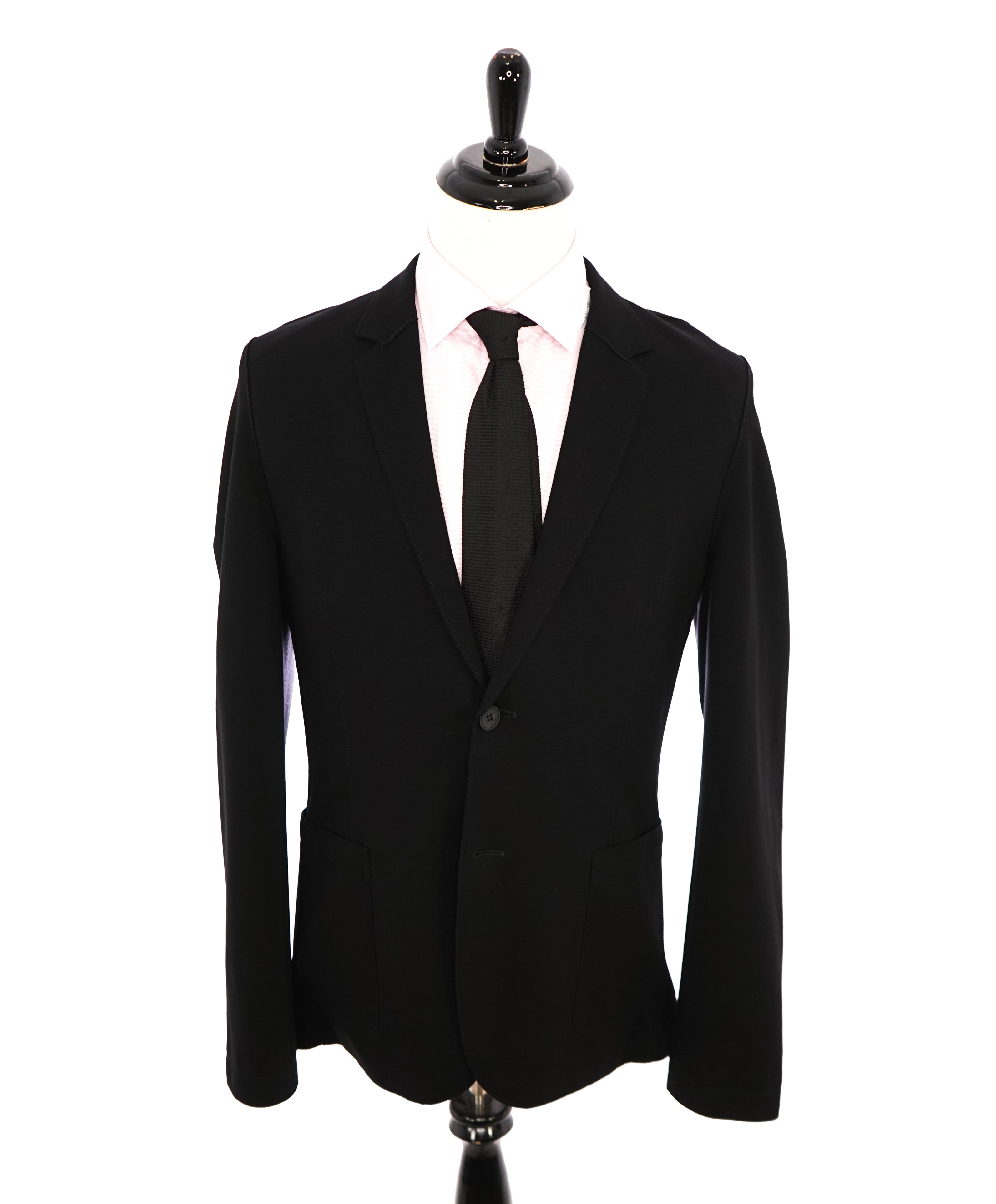 HUGO BOSS - *Performance Blend Fabric* Black Knit Jacket Blazer - 40L