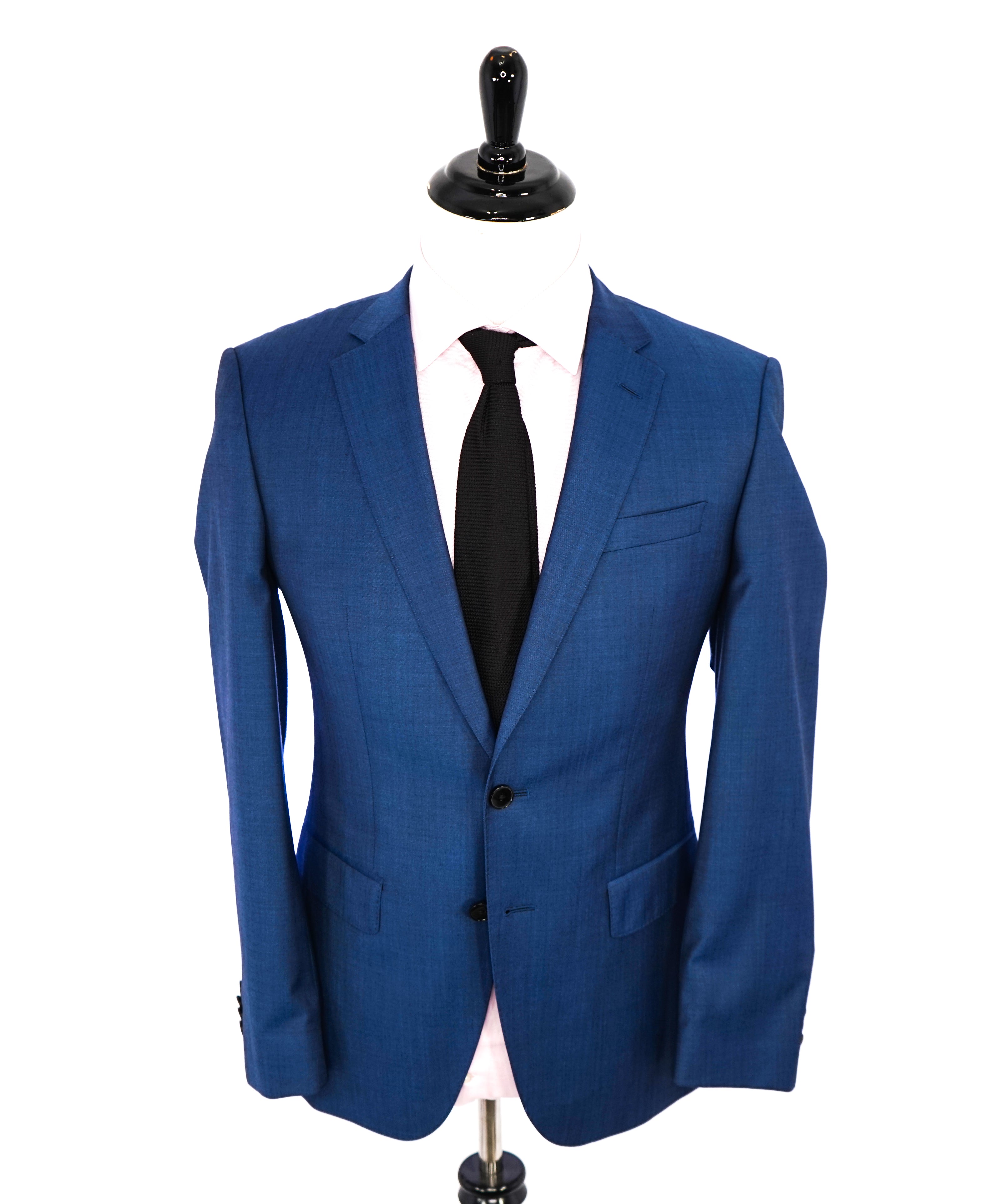 HUGO BOSS - "TRABALDO TOGNA" Italy Stretch Fabric Medium Blue Blazer - 38R