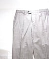 HICKEY FREEMAN - Light Gray Wool Flat Front Dress Pants - 34W