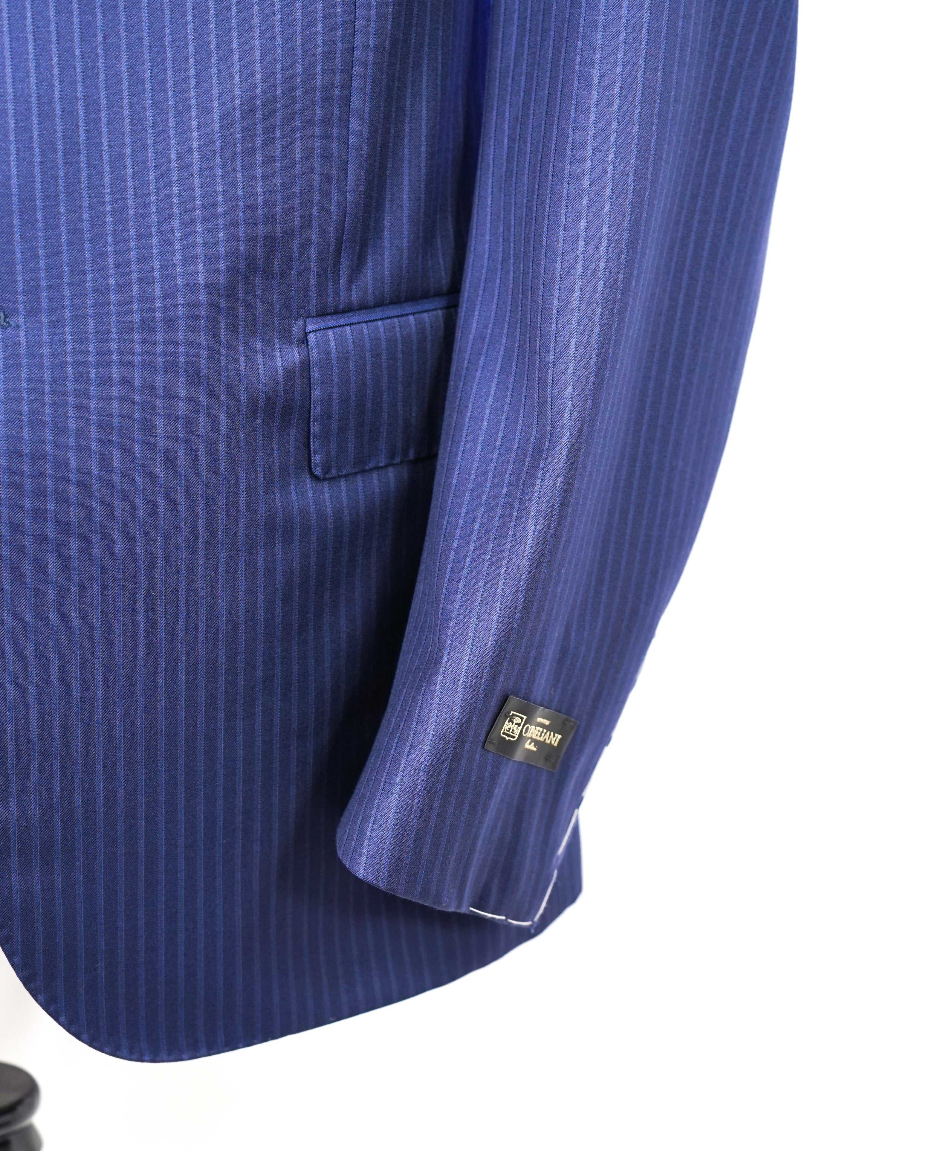 CORNELIANI - Bold Blue MOP Button "Super Fine 18,25 Microns" Suit - 44R