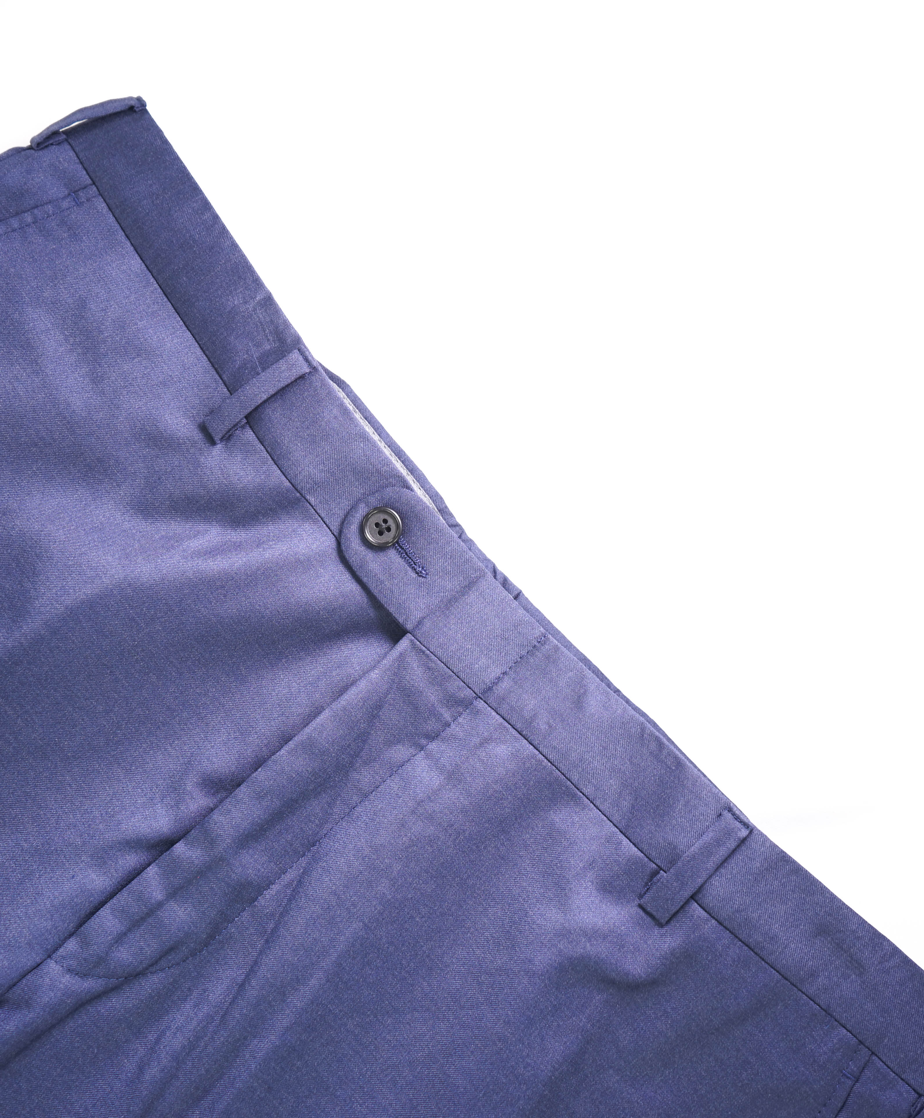 HICKEY FREEMAN - *SILK* Pastel Blue Flat Front Dress Pants - 38W