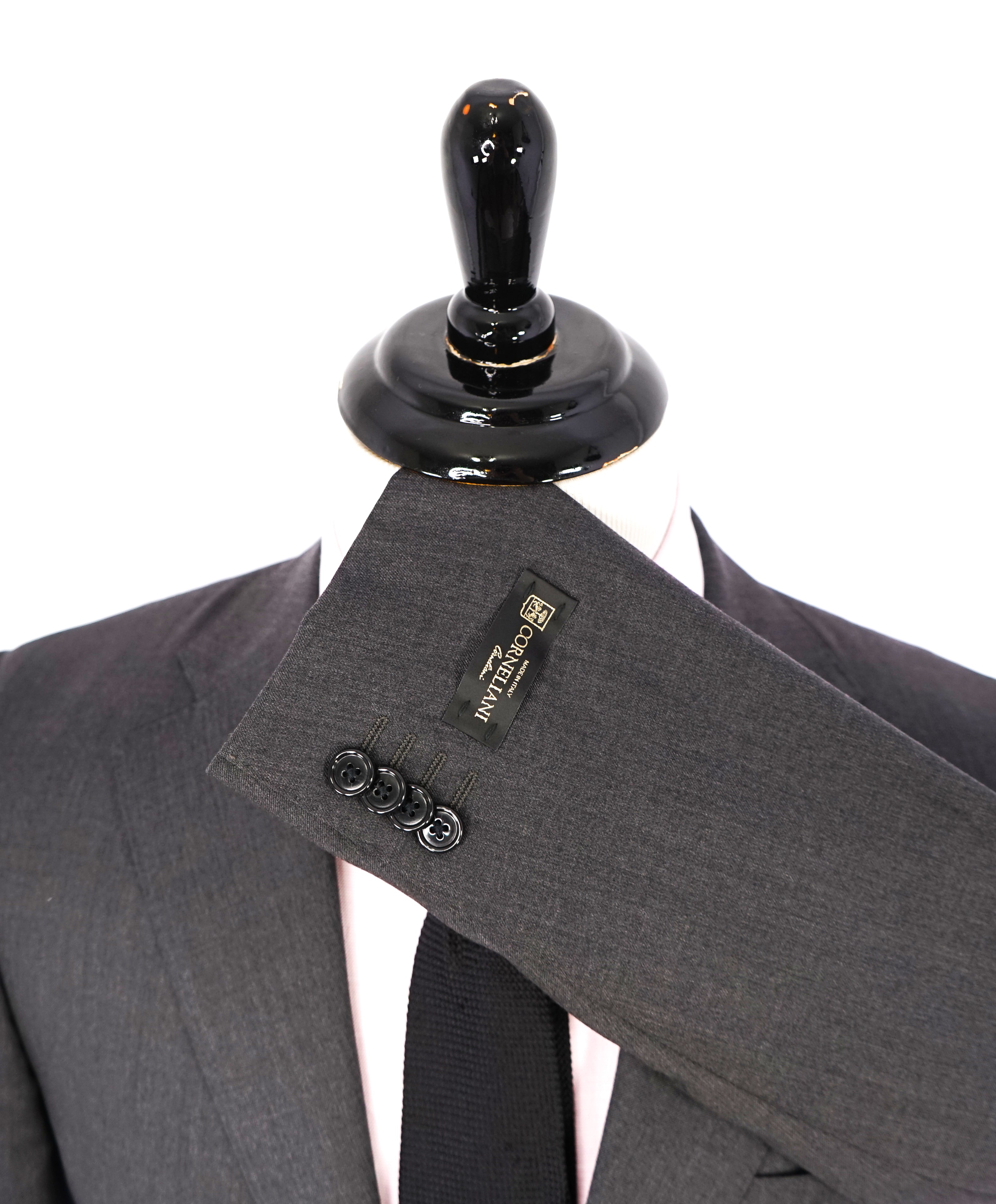 CORNELIANI - "EXTRA FINE VIRGIN WOOL" Gray 17,75 Microns Suit - 38S