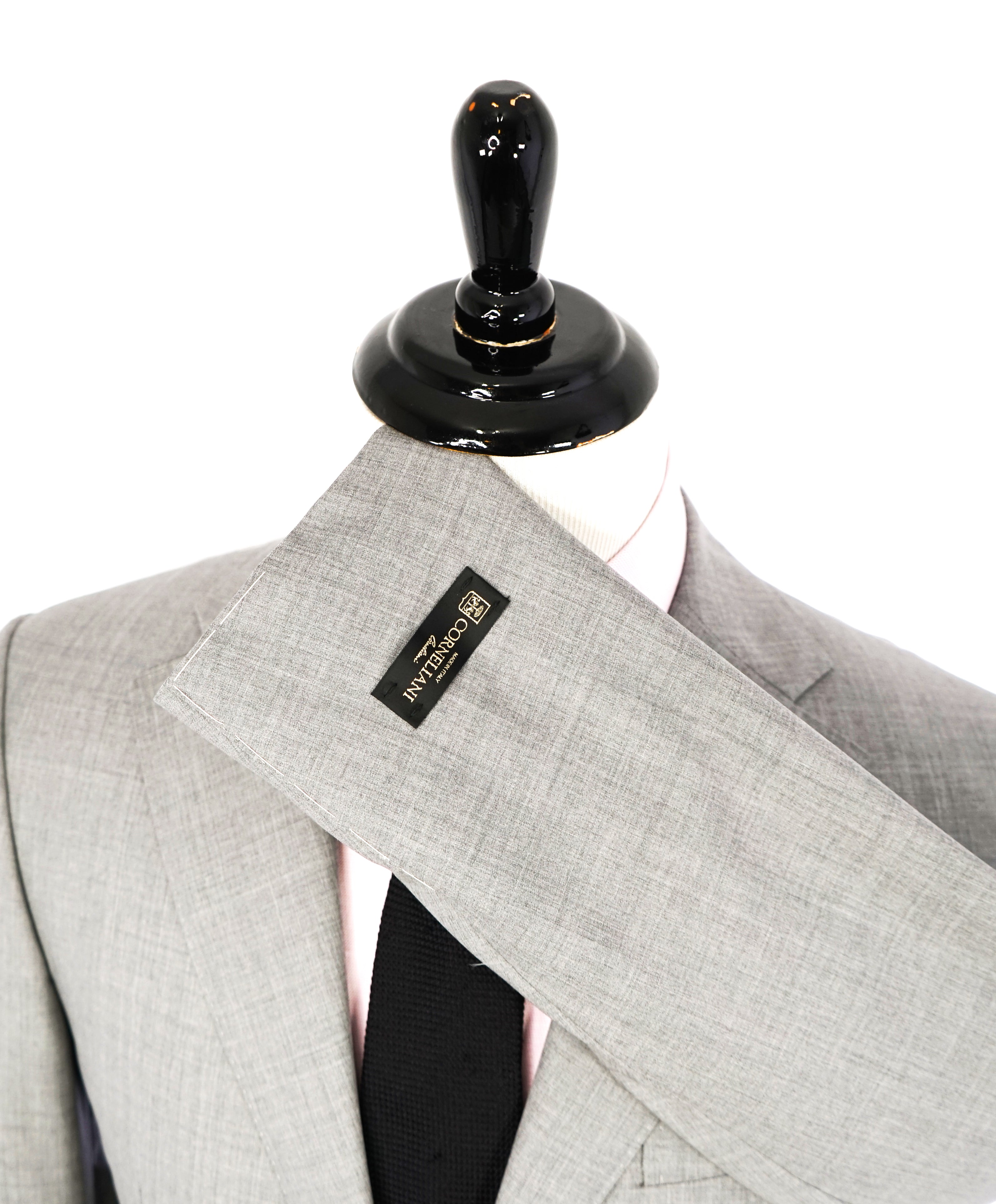 CORNELIANI - "SUPER FINE WOOL" Light Gray 15,75 Microns Suit - 40R