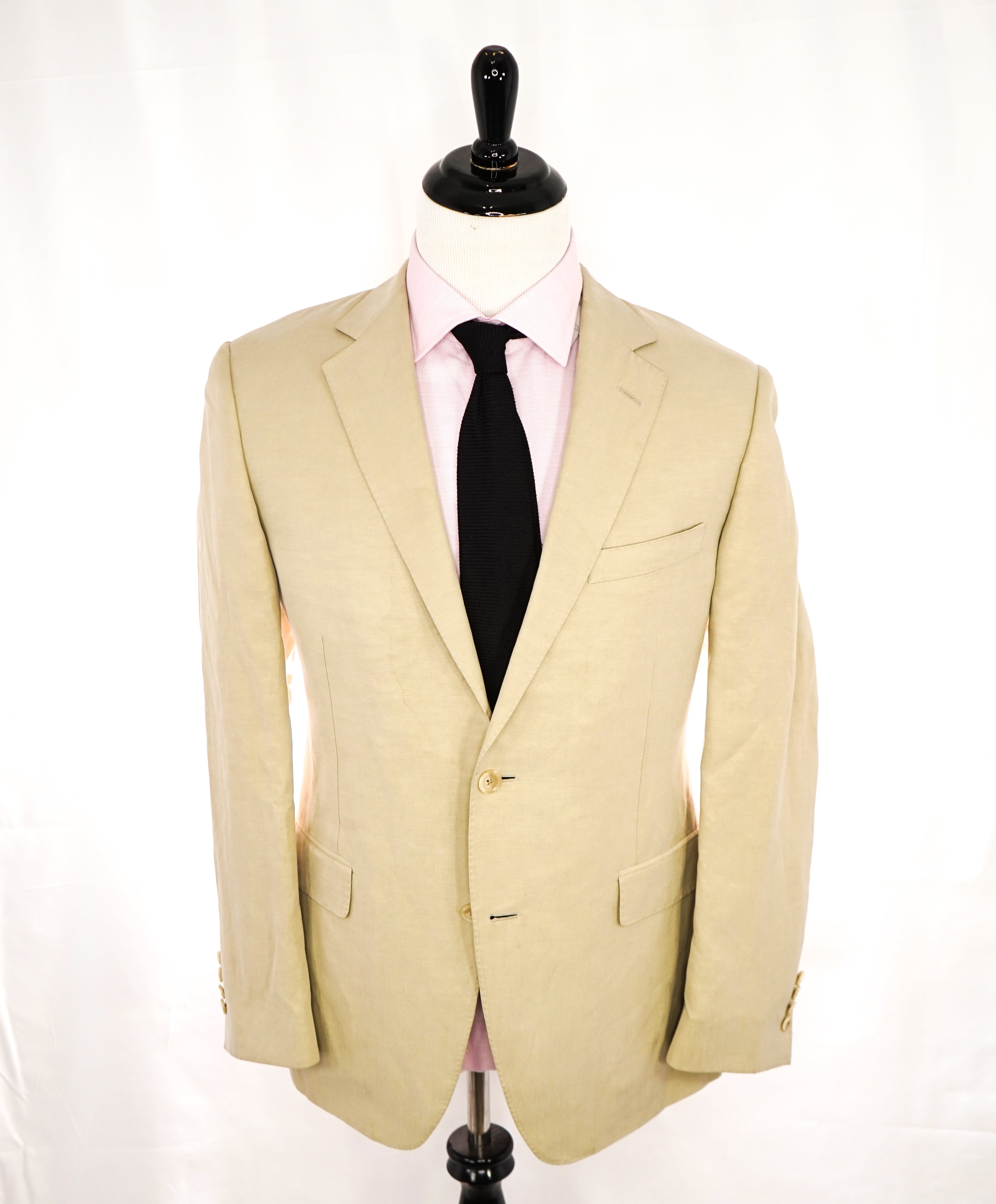 SAMUELSOHN - Camel Linen & Silk Blend Premium Grade Blazer - 42R