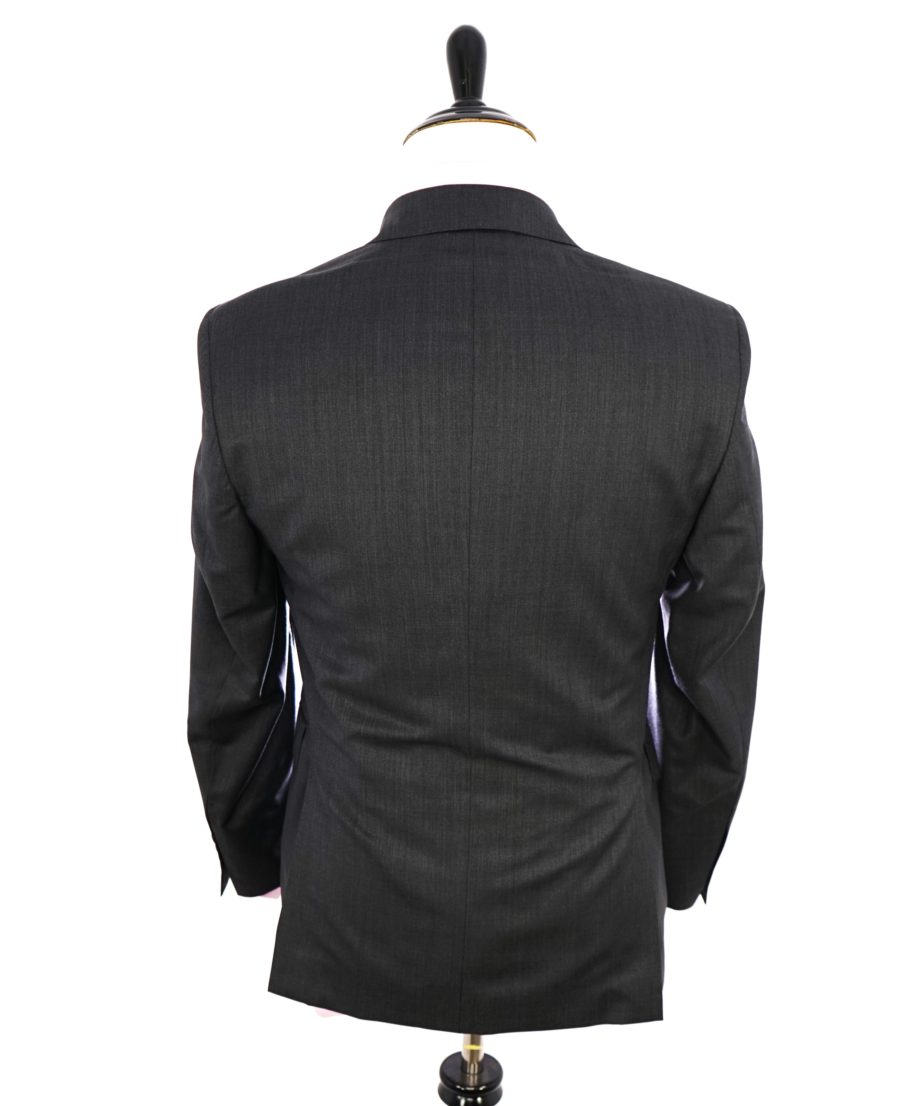 ERMENEGILDO ZEGNA - By SAKS FIFTH AVENUE "Slim" SILK BLEND Gray Suit - 46R