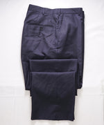 HICKEY FREEMAN - Navy *CLOSET STAPLE* Wool Flat Front Dress Pants - 36W