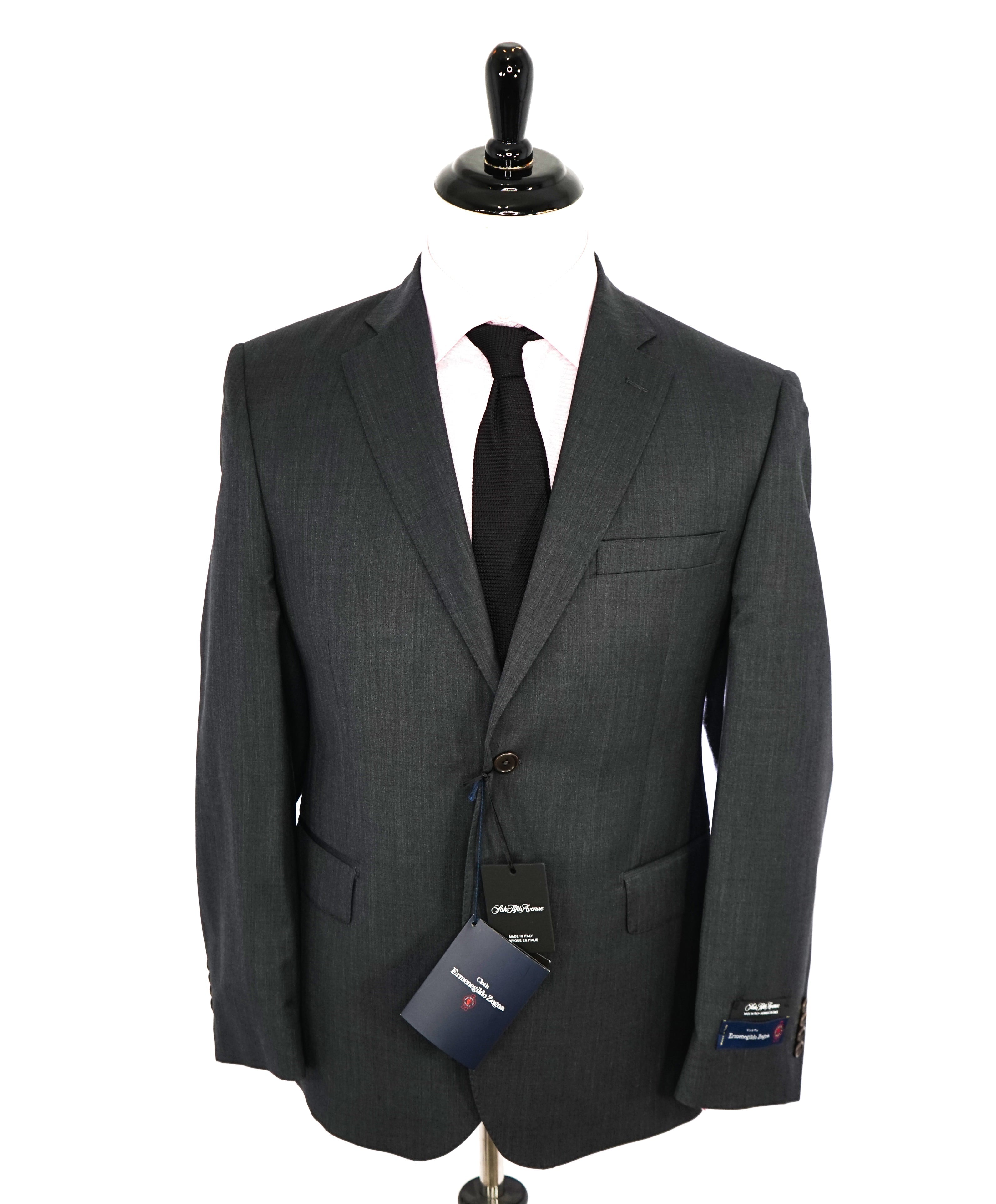 ERMENEGILDO ZEGNA - "MODERN FIT" SAKS FIFTH AVENUE *SILK* Gray Suit - 38S