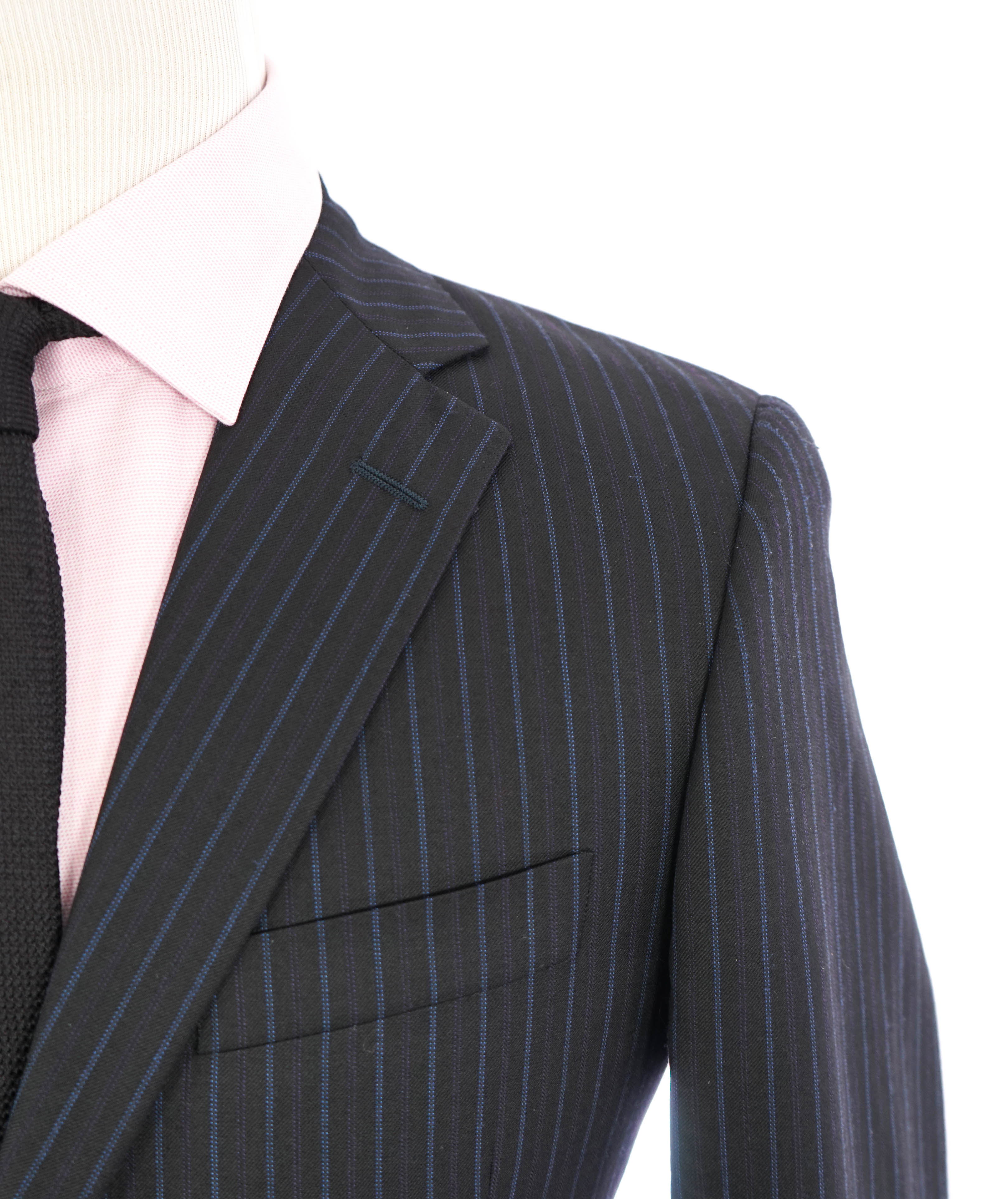 $1,695 HICKEY FREEMAN - Unique Purple & Blue Stripe "Milburn ii" Suit USA - 38S