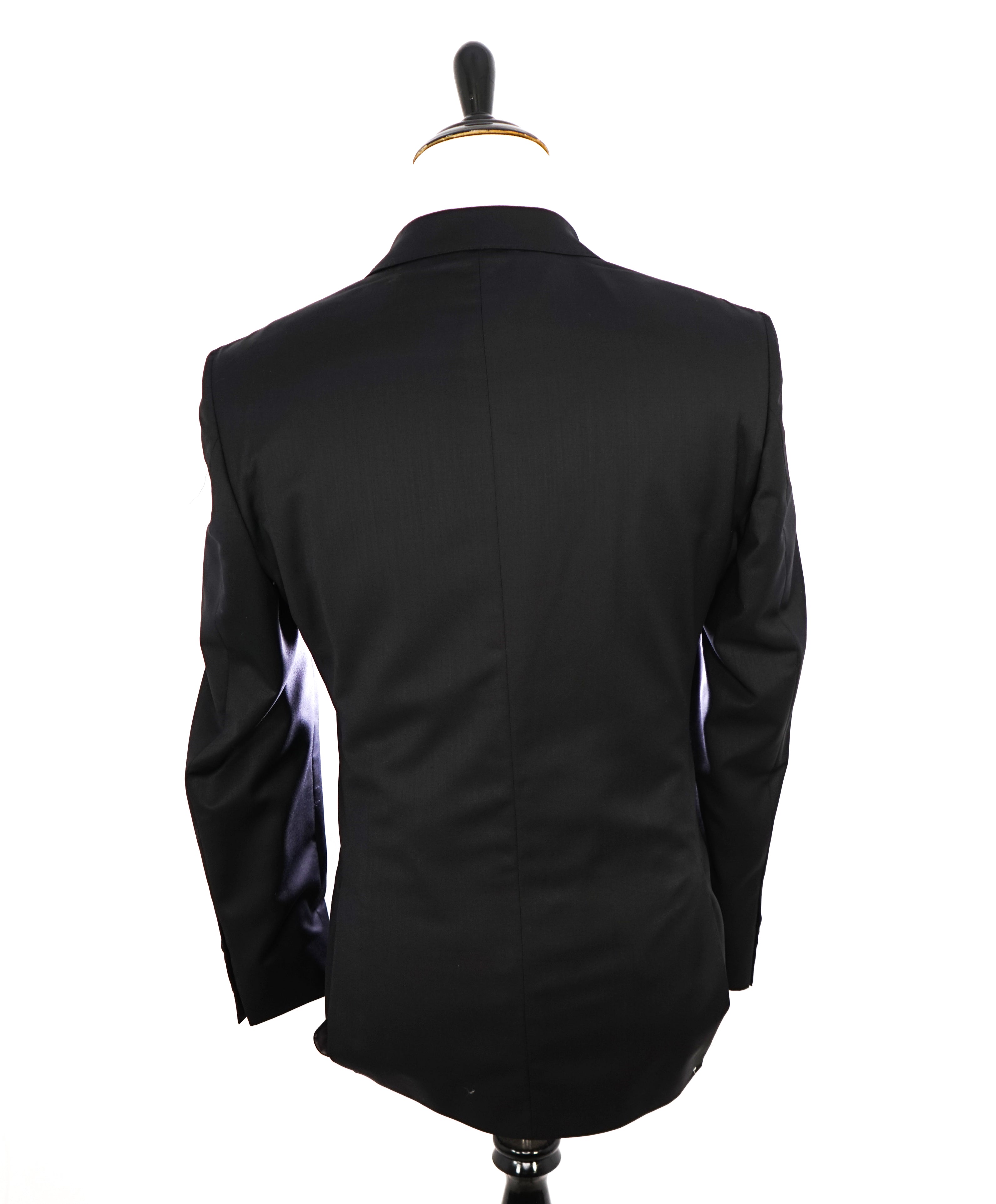 ERMENEGILDO ZEGNA - By SAKS FIFTH AVENUE SILK BLEND Black Suit - 40R