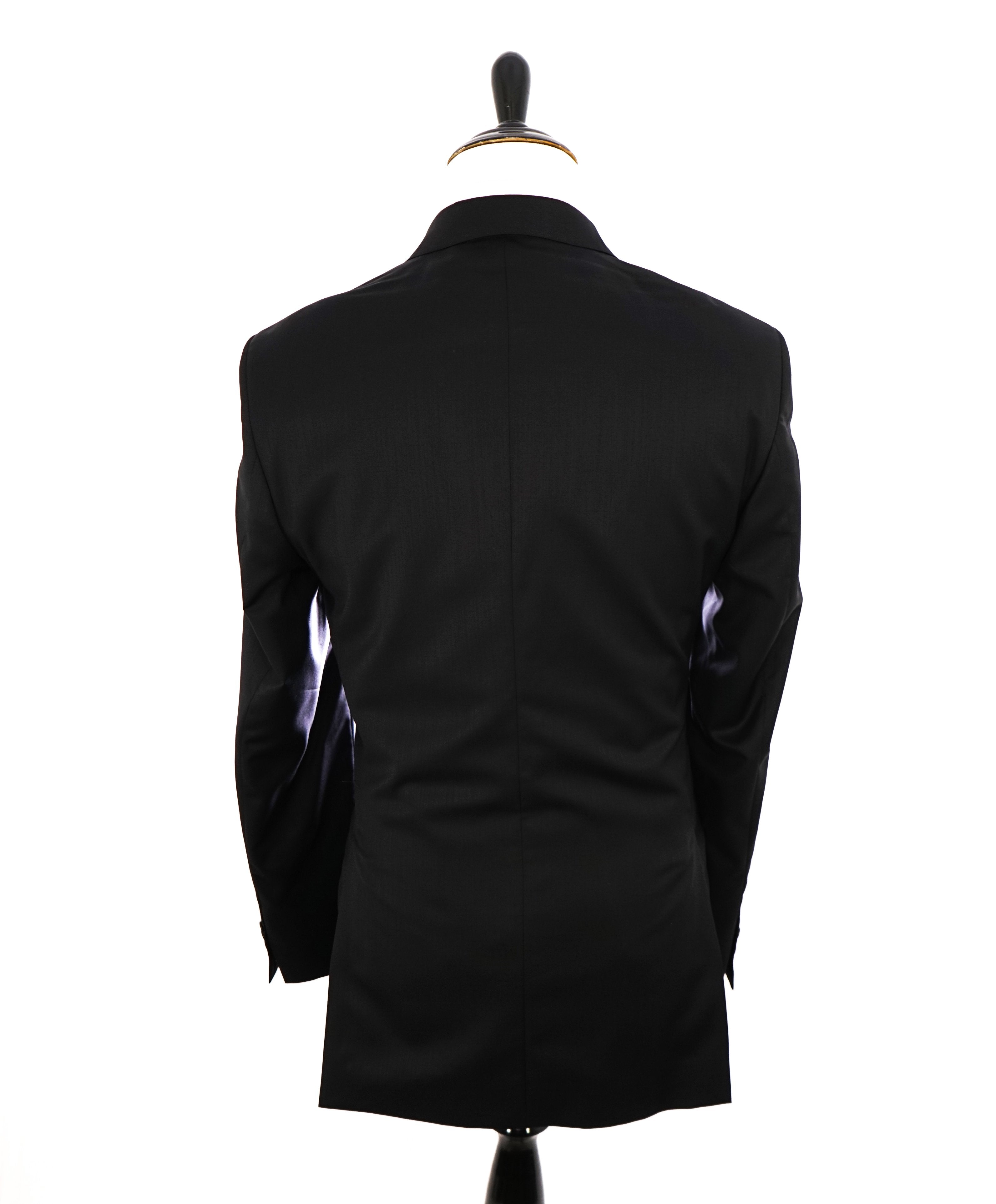 ERMENEGILDO ZEGNA - By SAKS FIFTH AVENUE SILK BLEND "SLIM" Black Suit - 44R