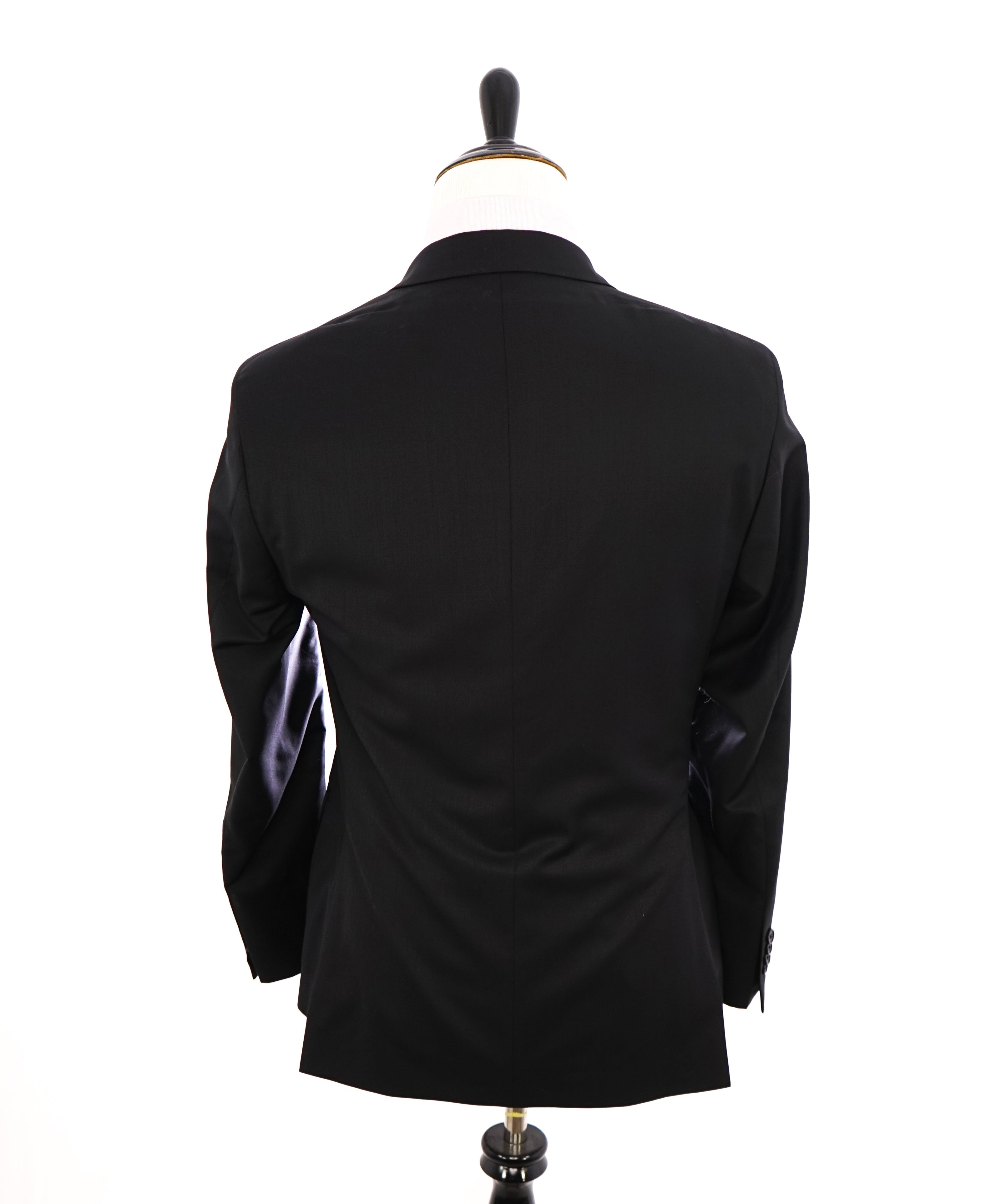 ERMENEGILDO ZEGNA - By SAKS FIFTH AVENUE SILK BLEND "Tailored" Black Suit - 44S