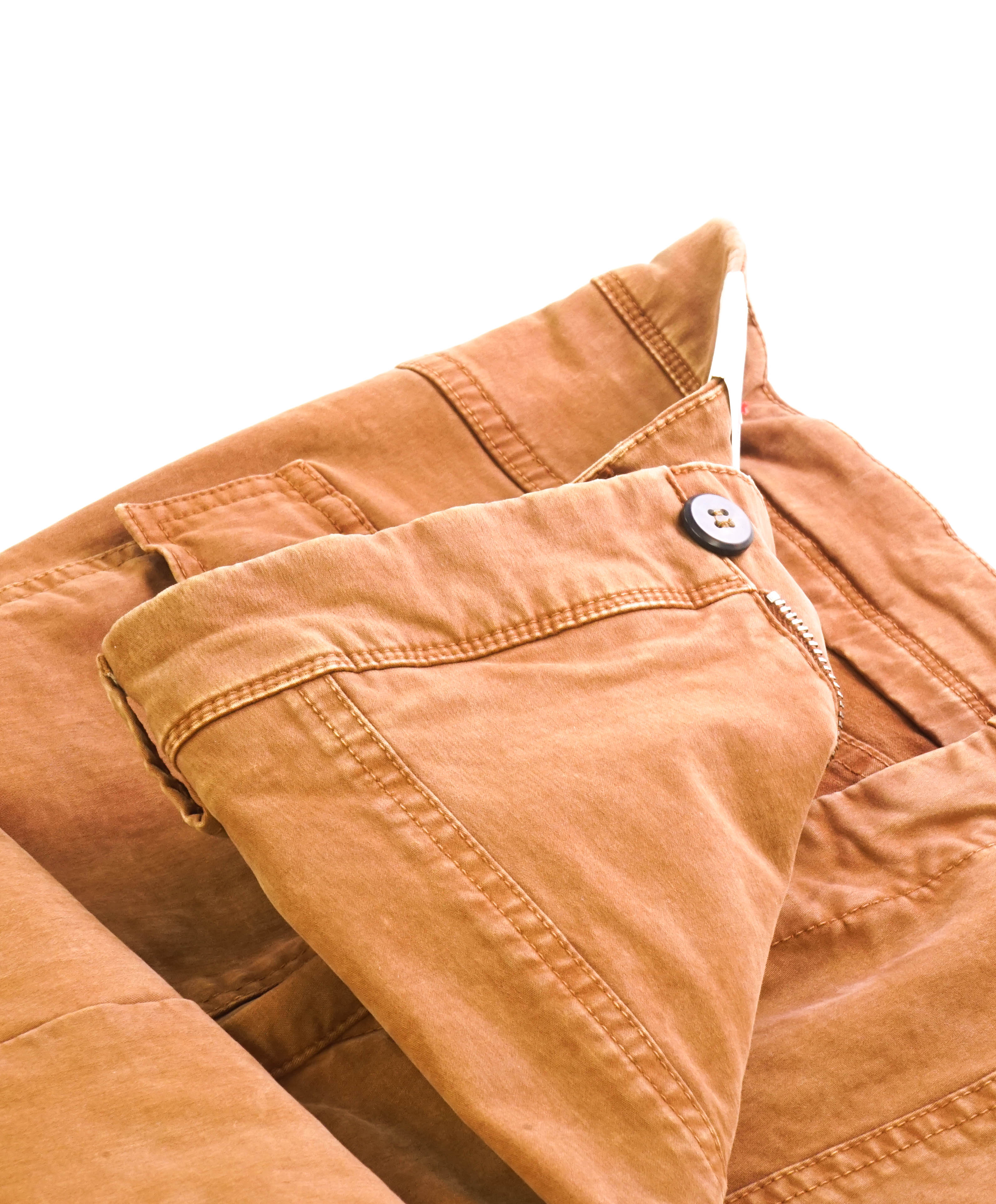 ELEVENTY - Patch Pocket "Rust" Unique Chino Casual/Slim Pants- 33W