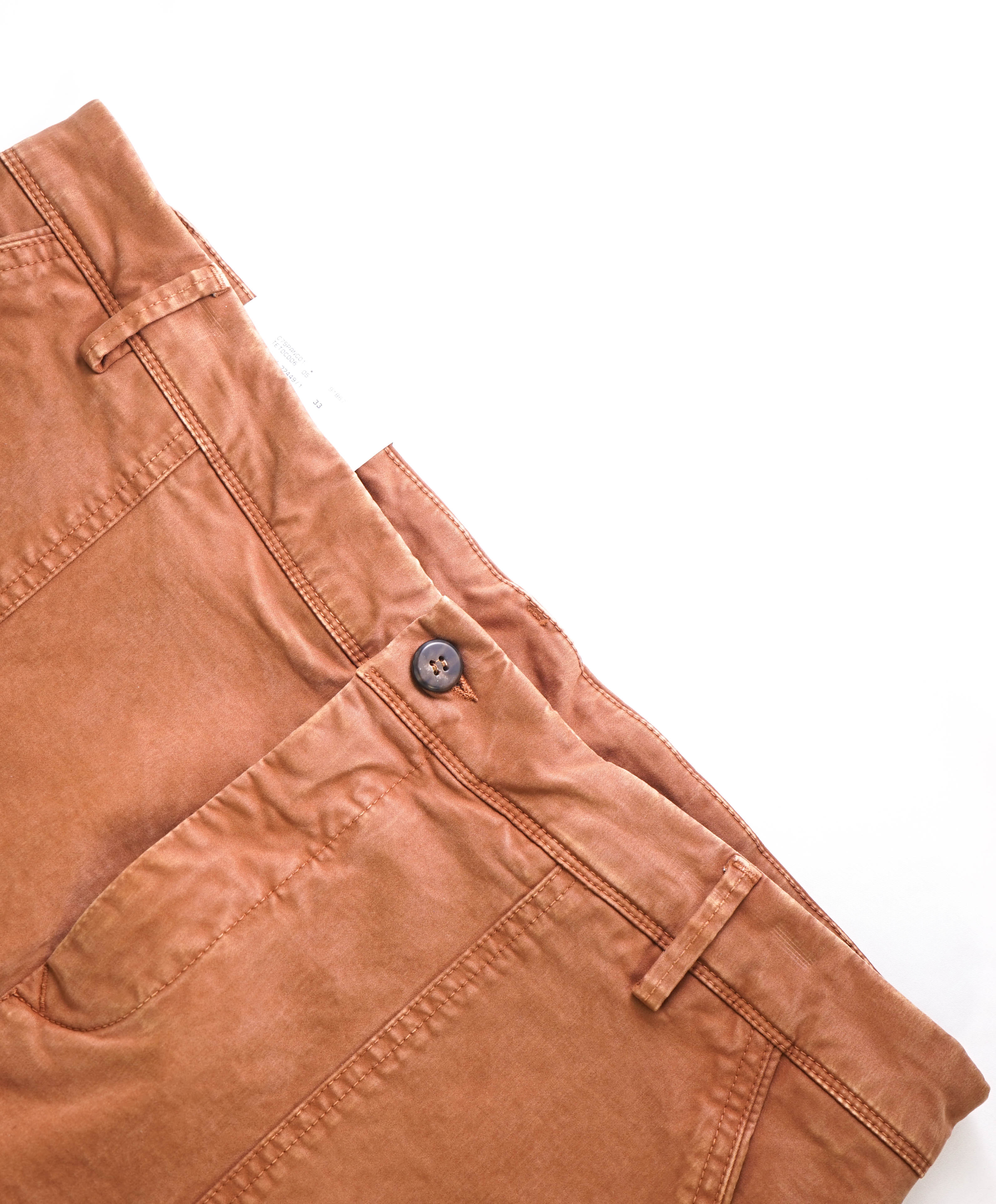 ELEVENTY - Patch Pocket "Rust" Unique Chino Casual/Slim Pants- 33W