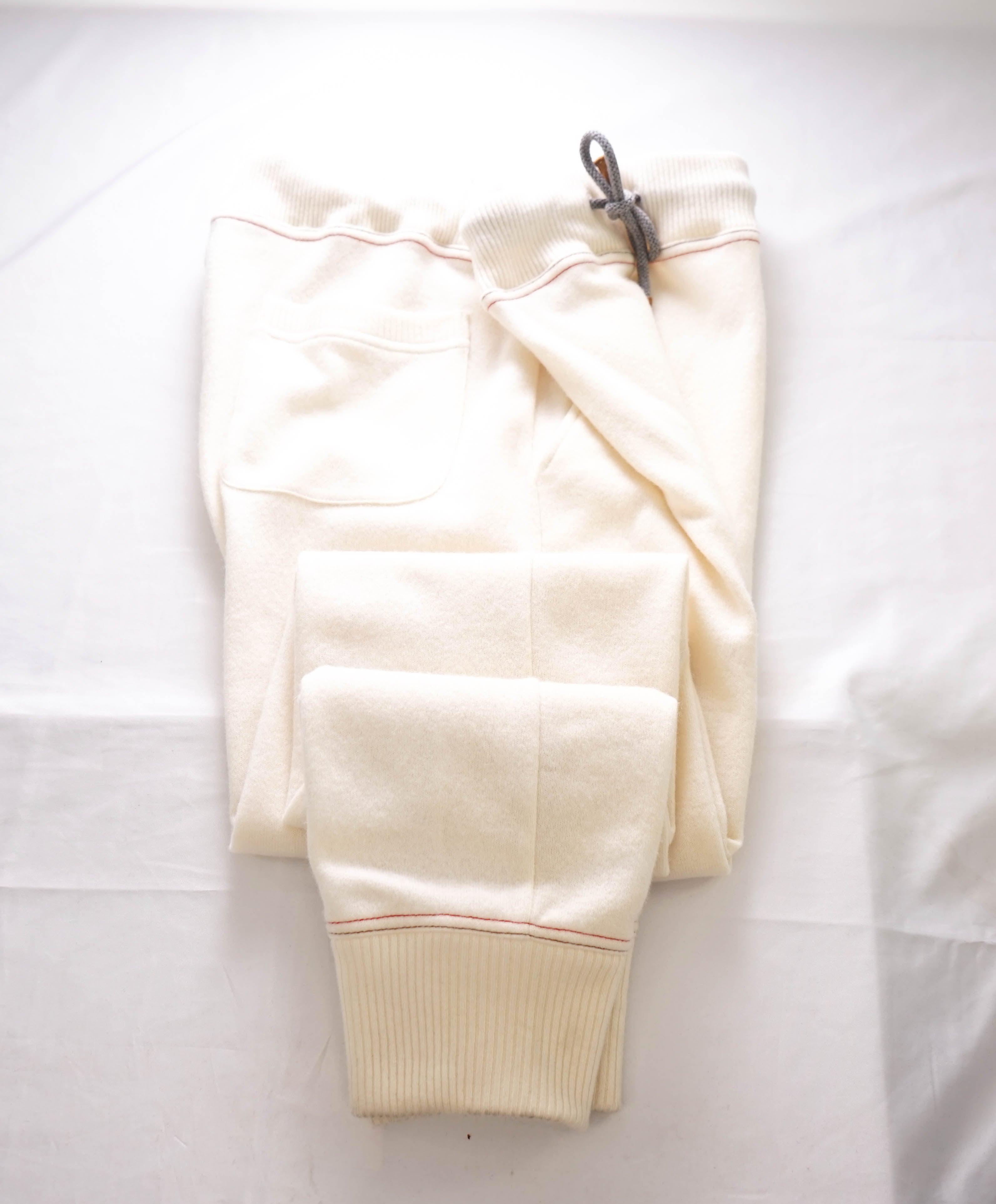 $1,095 ELEVENTY - Ivory CASHMERE / WOOL Blend Jogger Sweat Pants - M