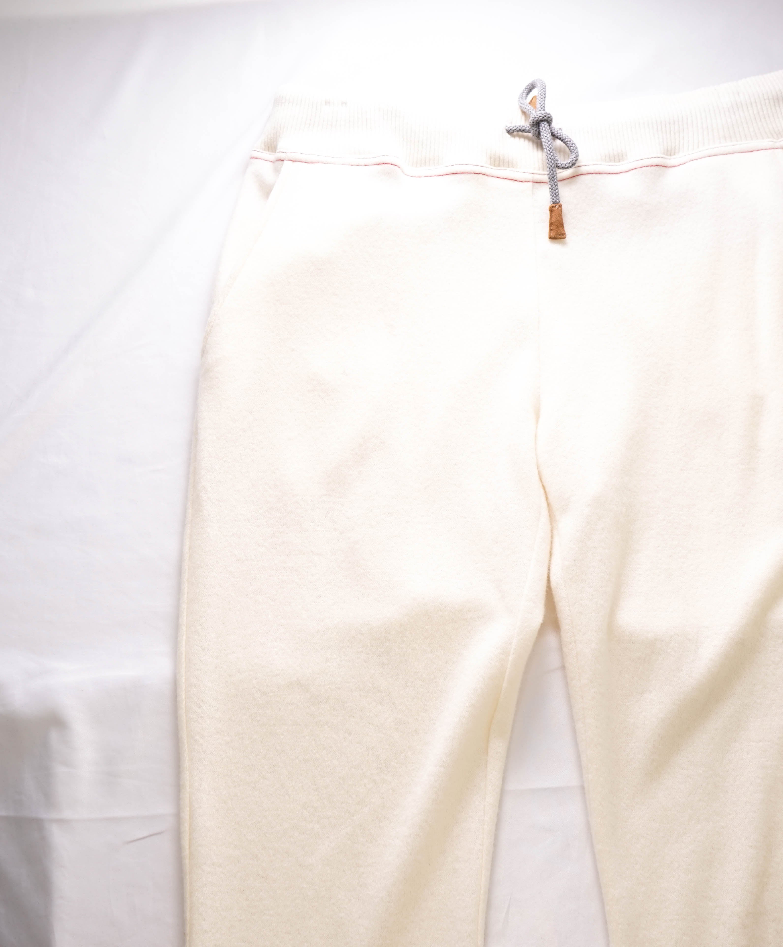 $1,095 ELEVENTY - Ivory CASHMERE / WOOL Blend Jogger Sweat Pants - M