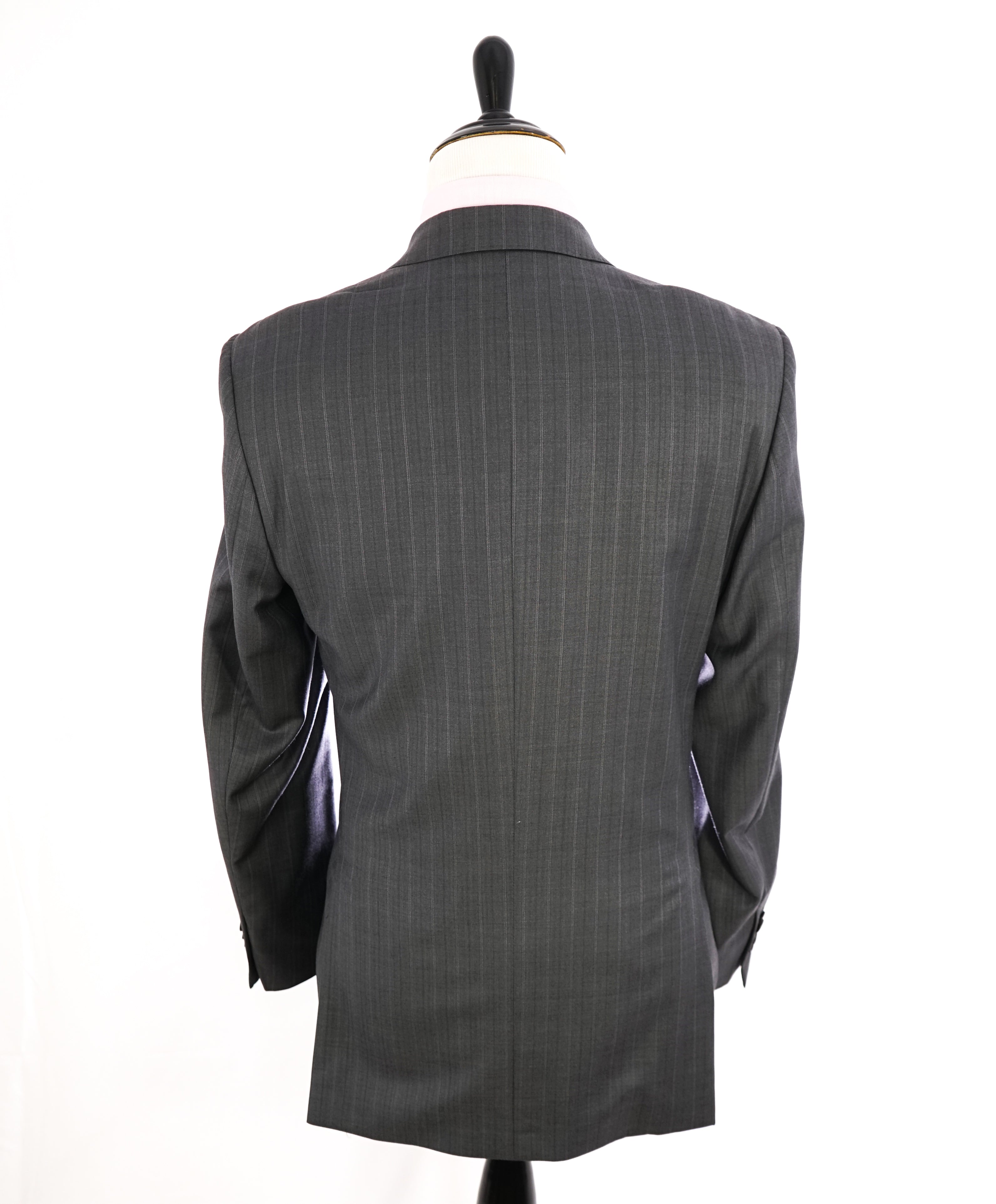 ERMENEGILDO ZEGNA - By SAKS FIFTH AVENUE "SLIM" SILK Stripe Suit - 42L