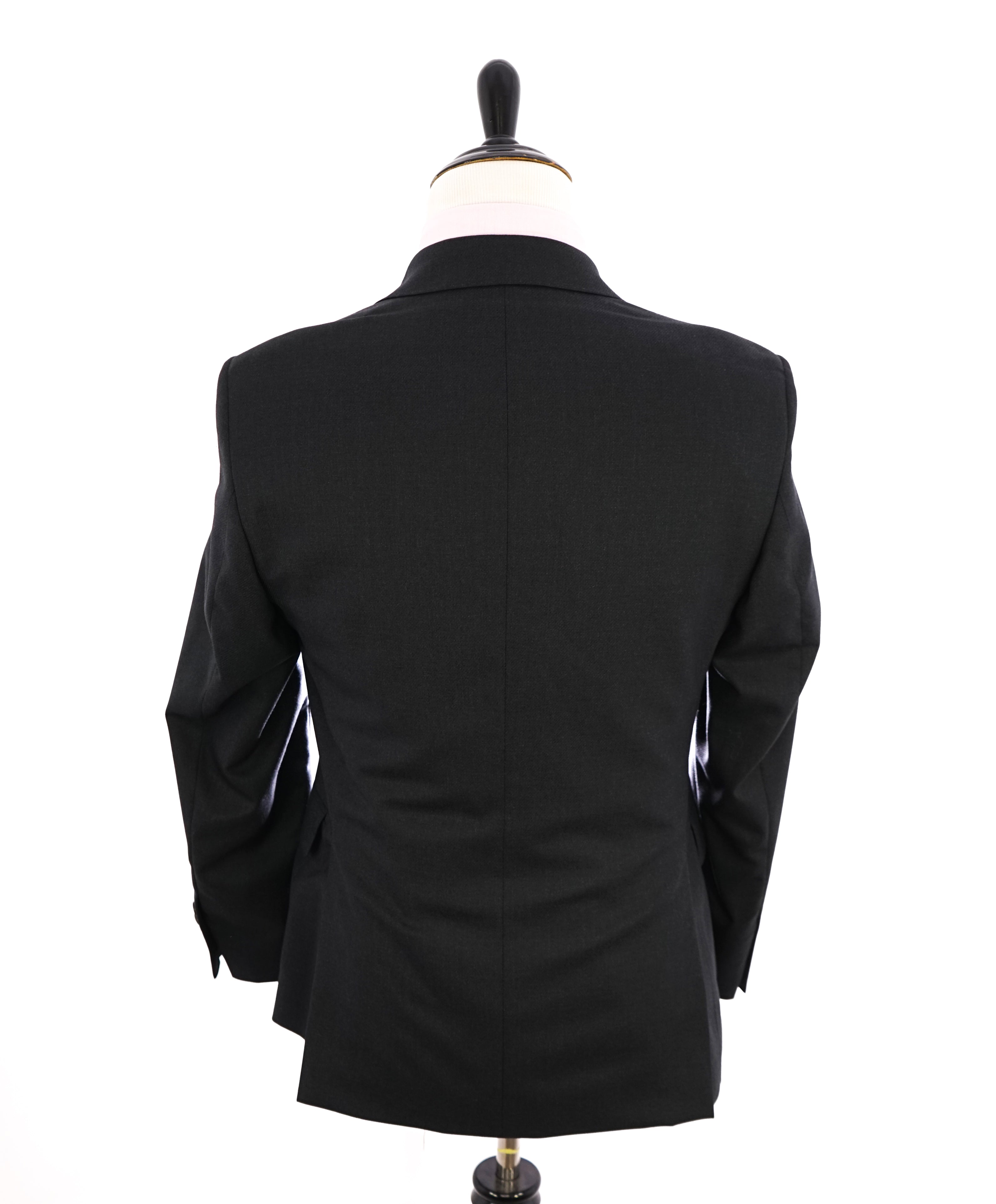 ERMENEGILDO ZEGNA - By SAKS FIFTH AVENUE Textured Weave Black Suit - 38S