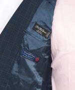 ERMENEGILDO ZEGNA - By SAKS FIFTH AVENUE "MODERN" COOL EFFECT Blue Suit - 38S