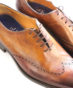 DI BIANCO - 'AZUL' Wholecut Brown Patina Brogued Oxford Hand Made - 8