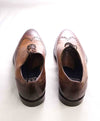 DI BIANCO - 'AZUL' Wholecut Brown Patina Brogued Oxford Hand Made - 8