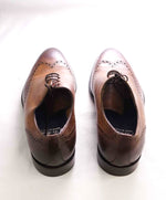 DI BIANCO - 'AZUL' Wholecut Brown Patina Brogued Oxford Hand Made - 8