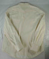 $495 ELEVENTY - Ivory *Wide Spread Collar* Western Snap Front Texas Shirt - M