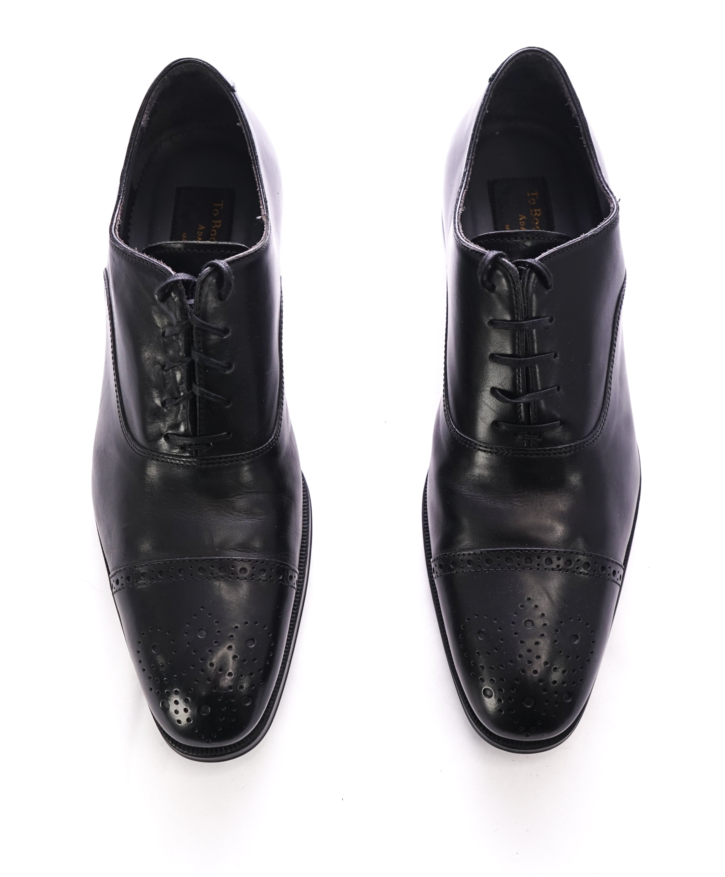 TO BOOT NEW YORK - Sleek Oxfords W Round Brogue Toe & Durable Sole - 8