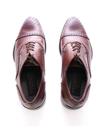 TO BOOT NEW YORK - "CAPOTE" Brown Brogue Cap-Toe Oxfords - 8