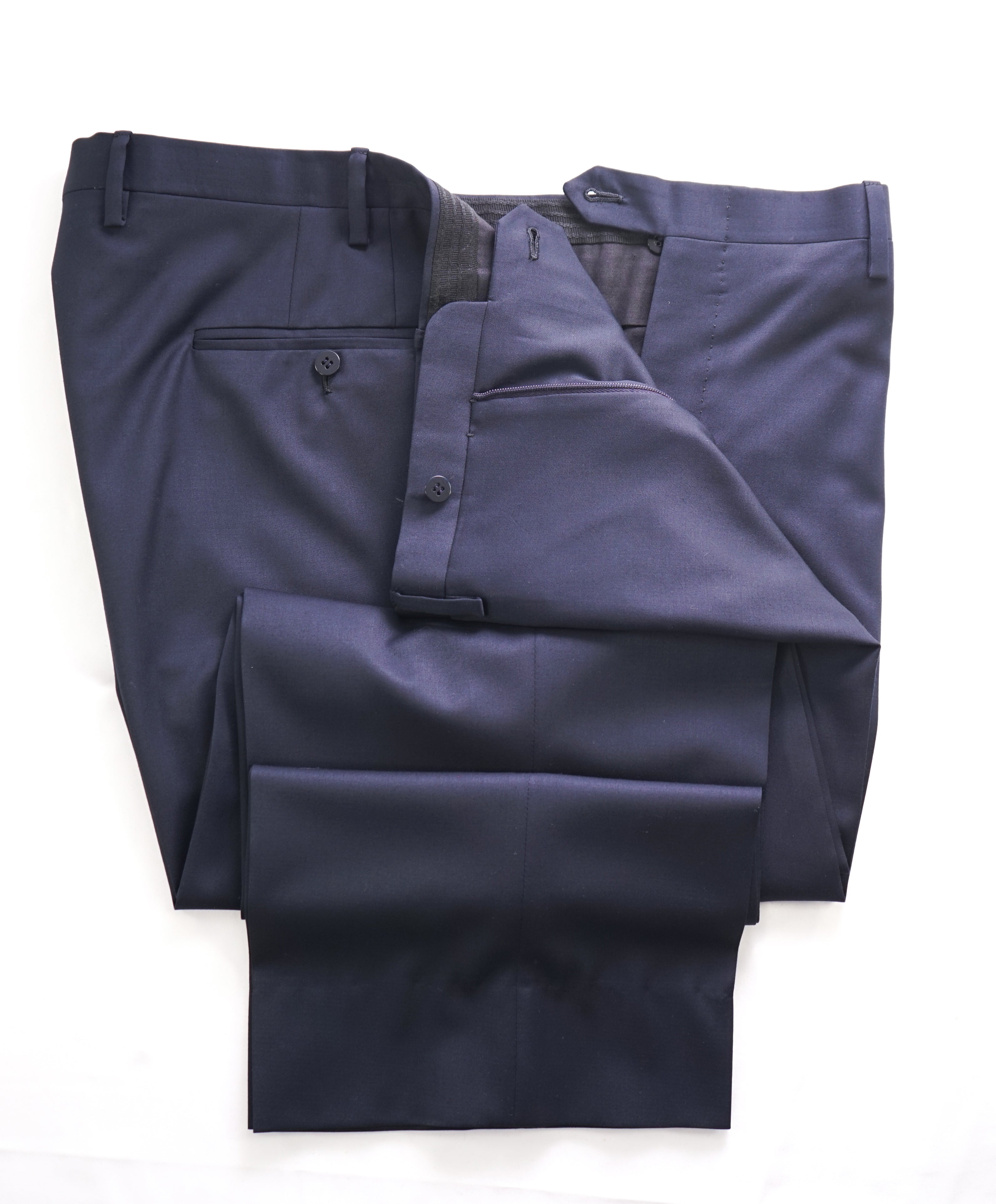 KITON - PREMIUM Solid Navy *Closet Staple* Dress Pants - 44W (62EU)