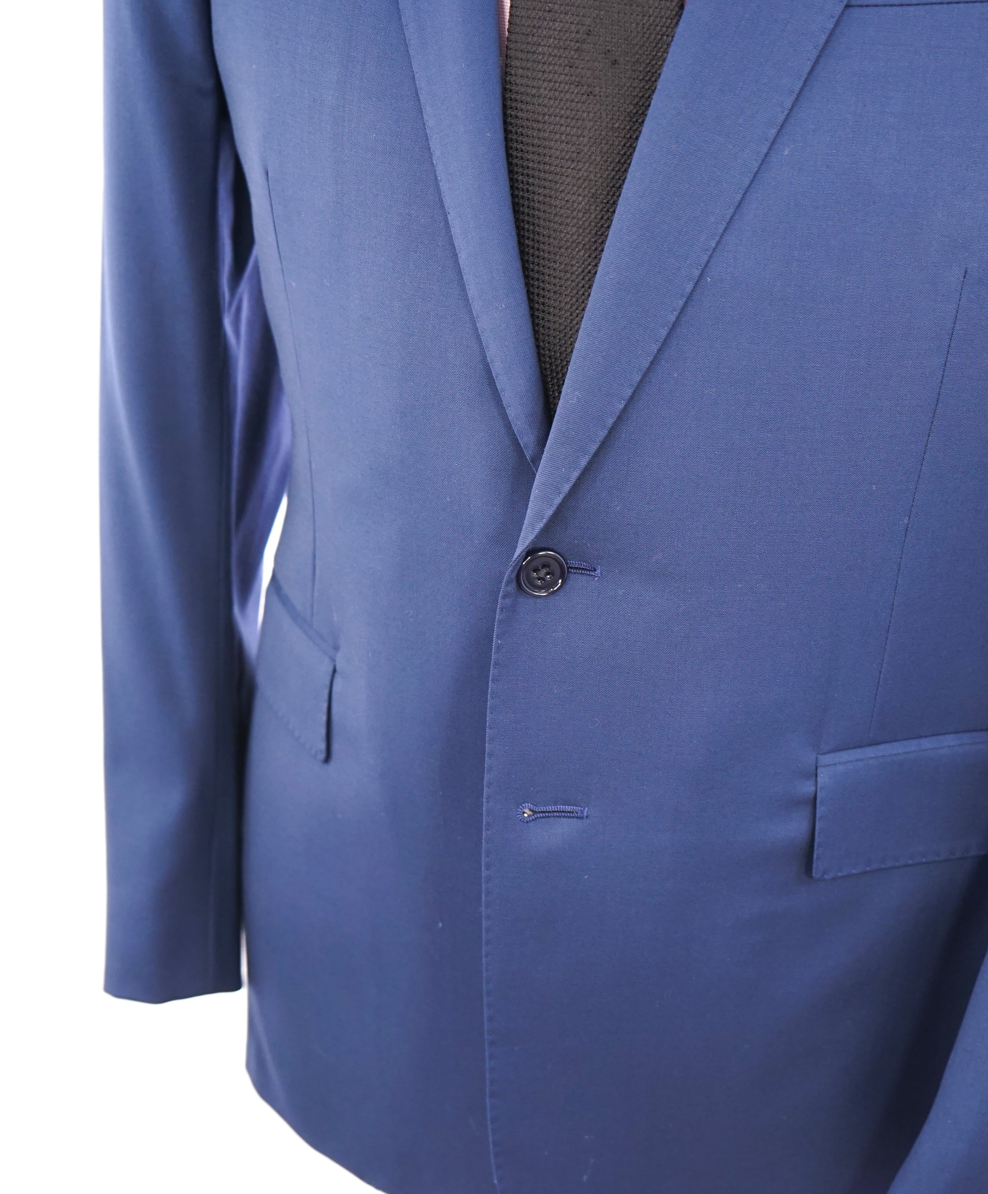 RALPH LAUREN PURPLE LABEL - Cobalt Bold Blue “ANTHONY SERGE” Suit - 40R