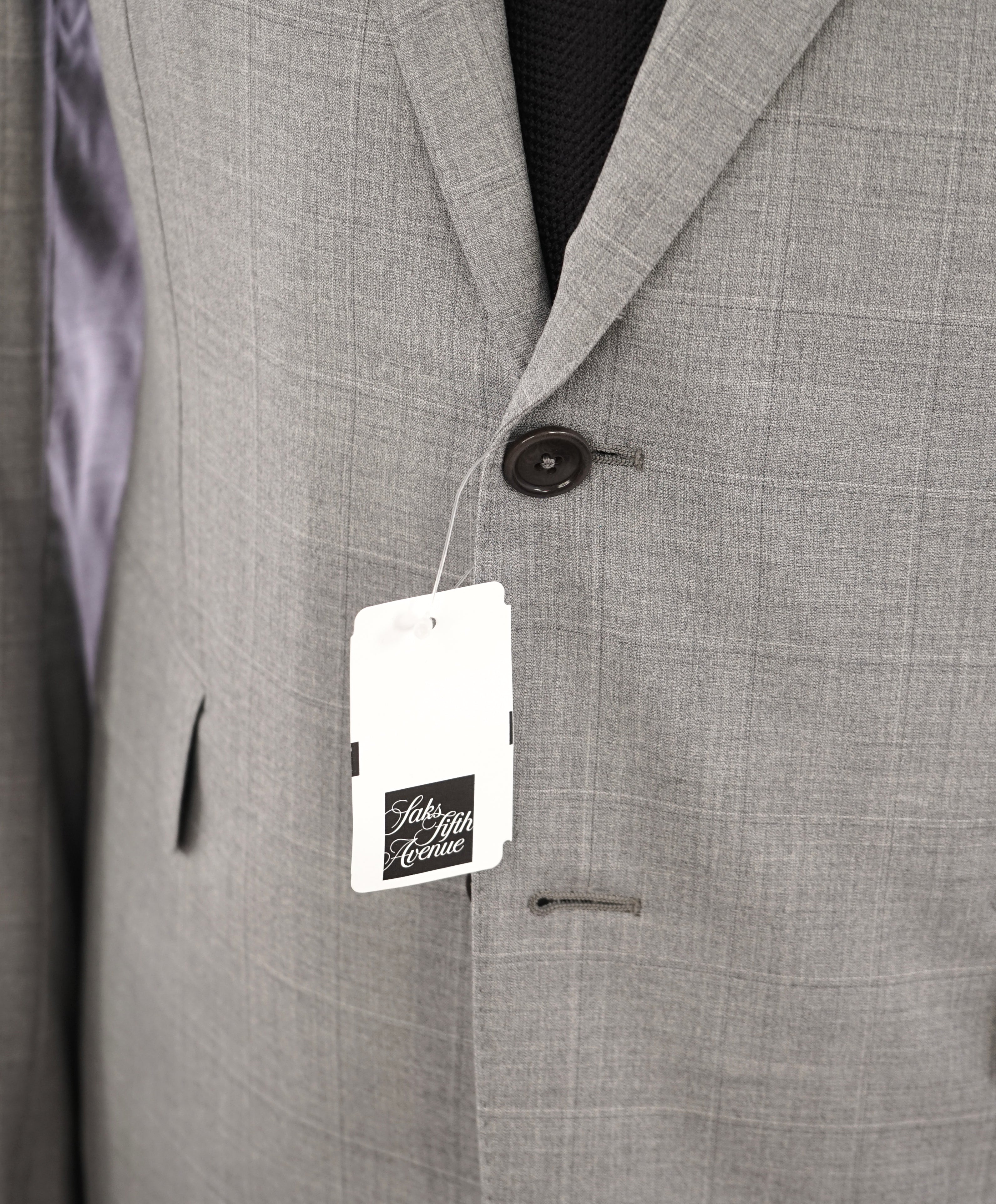 ERMENEGILDO ZEGNA -“HIGH PERFORMANCE ALL SEASON" Gray Check Suit - 42S