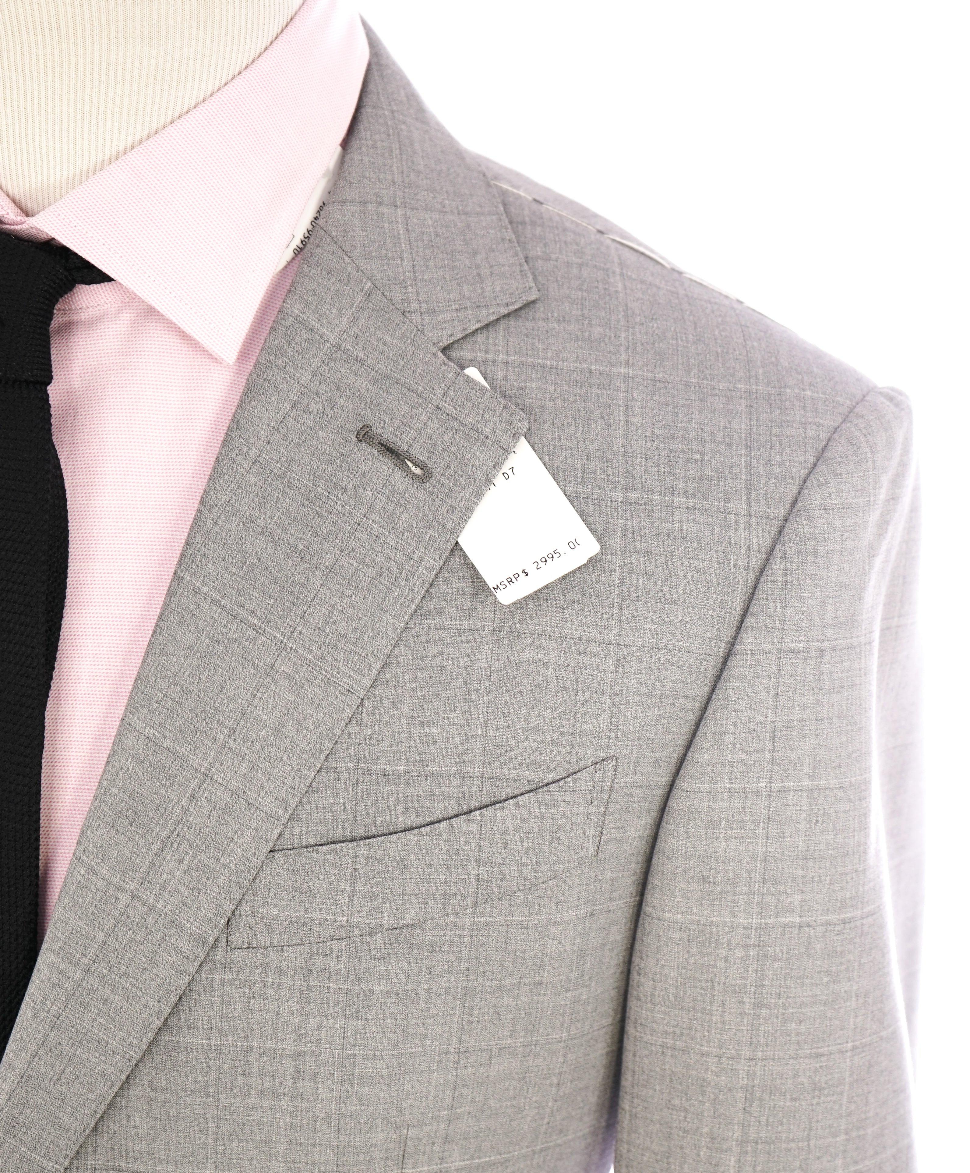 ERMENEGILDO ZEGNA -“HIGH PERFORMANCE ALL SEASON" Gray Check Suit - 42S