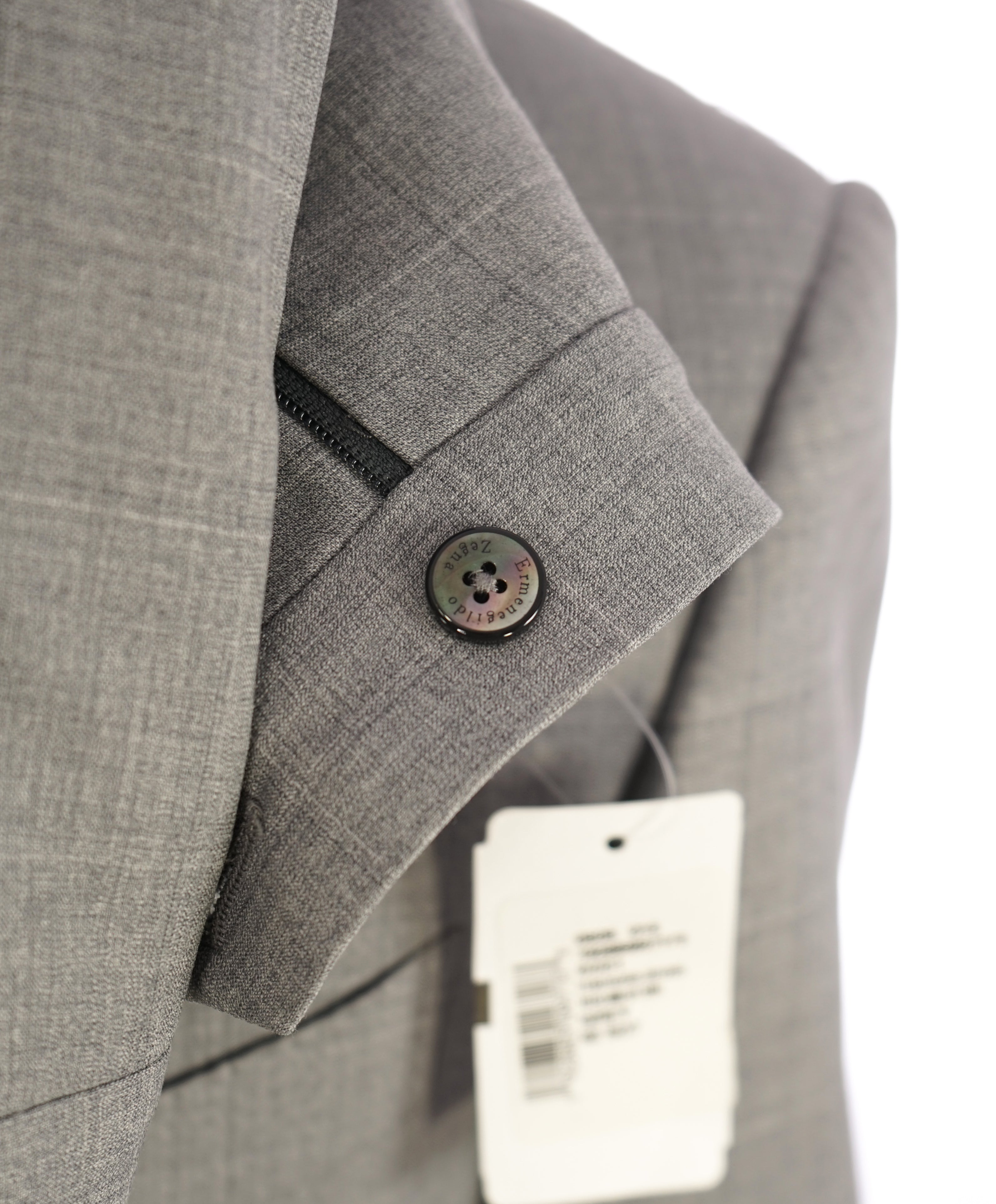 ERMENEGILDO ZEGNA -“HIGH PERFORMANCE ALL SEASON" Gray Check Suit - 42S