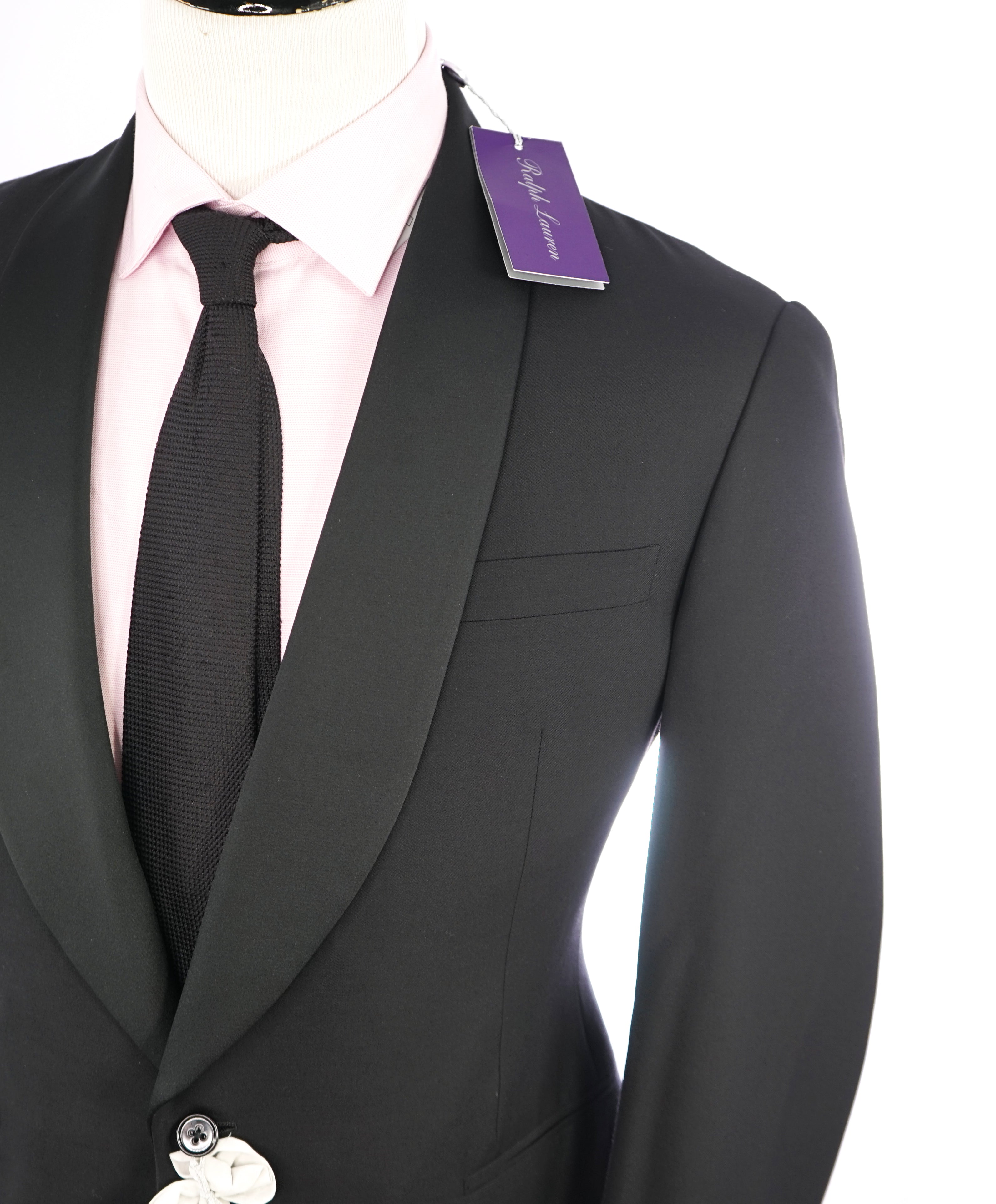 RALPH LAUREN PURPLE LABEL - Gregory HANDMADE Shawl Tuxedo - 42R 37W