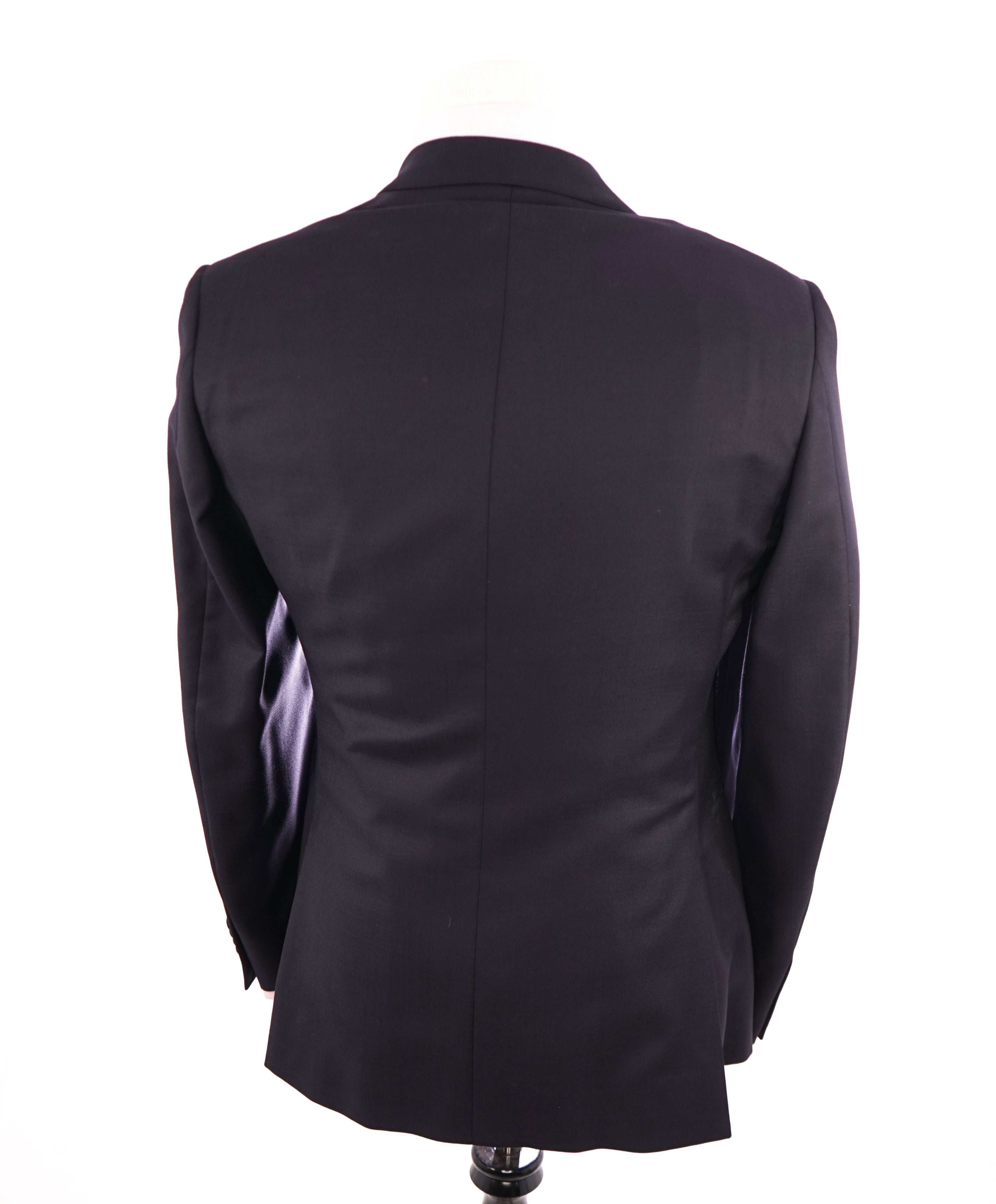 Z ZEGNA - Eggplant Purple Peak Lapel 1-Button Drop 8 Wool Tuxedo Suit - 42R