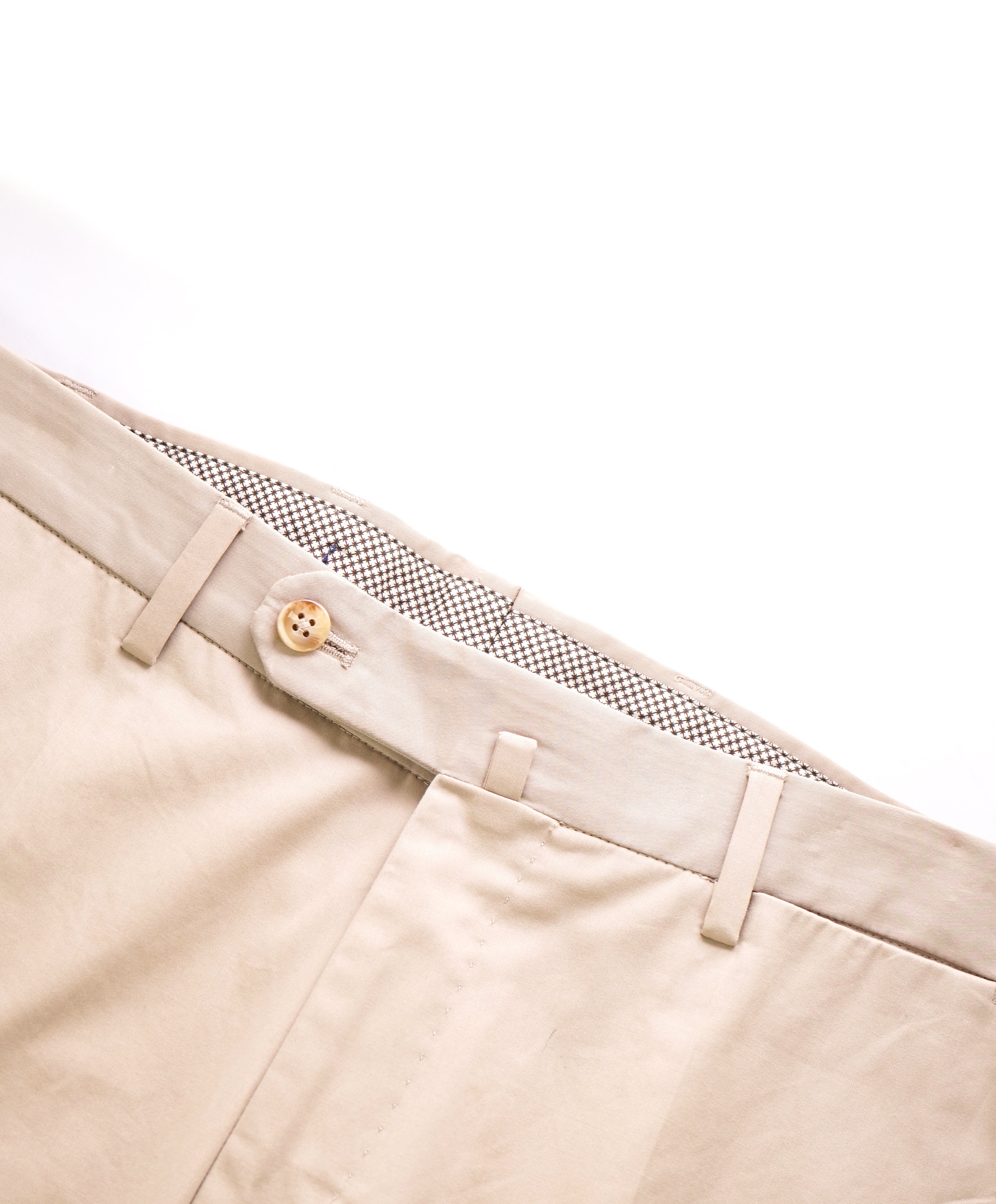 INCOTEX - "SOFT TOUCH COTTON" Beige Stone Premium Pants - 34W